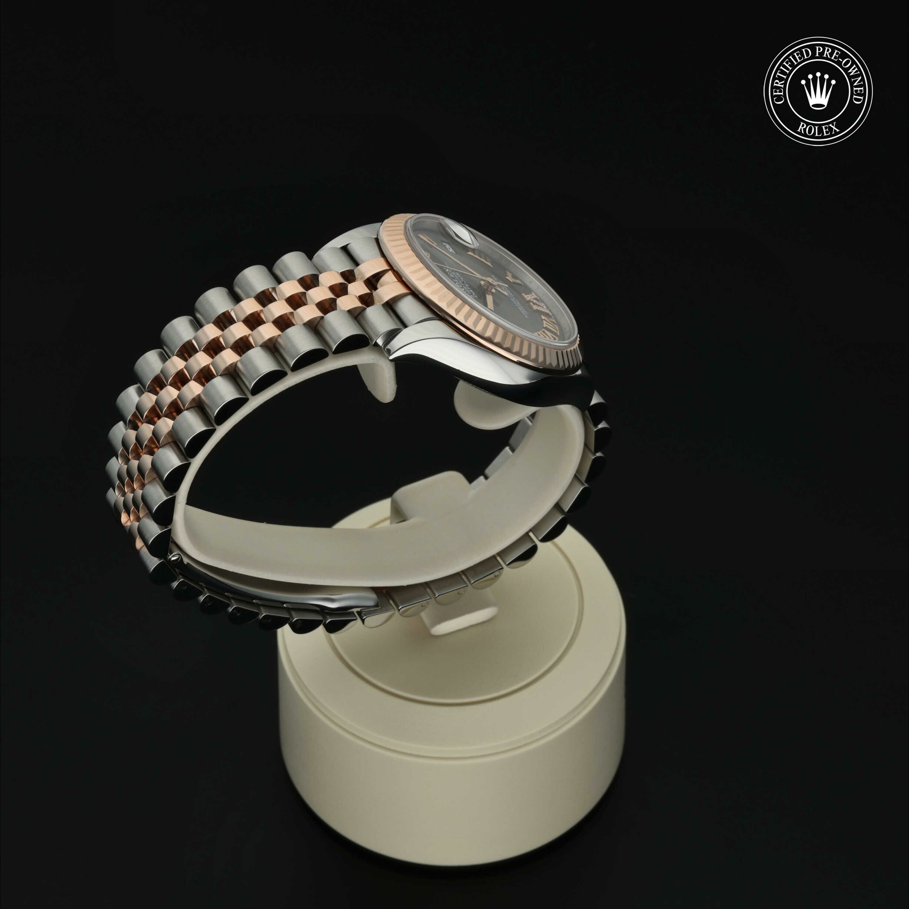 Rolex Datejust 31 in Rolesor 18 karaat Rood M278271-0030 at Hall of Time - vue 25