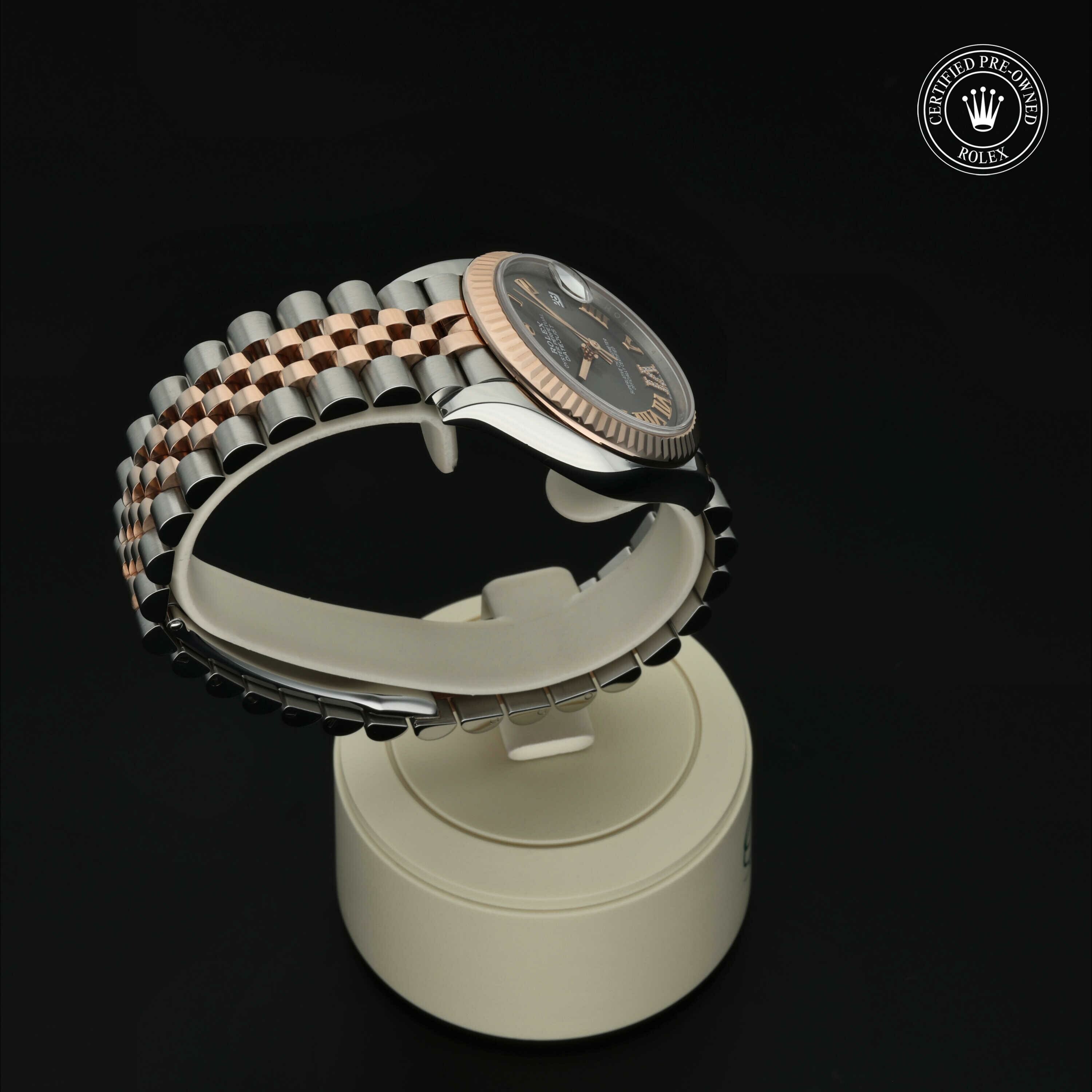 Rolex Datejust 31 in Rolesor 18 karaat Rood M278271-0030 at Hall of Time - vue 26