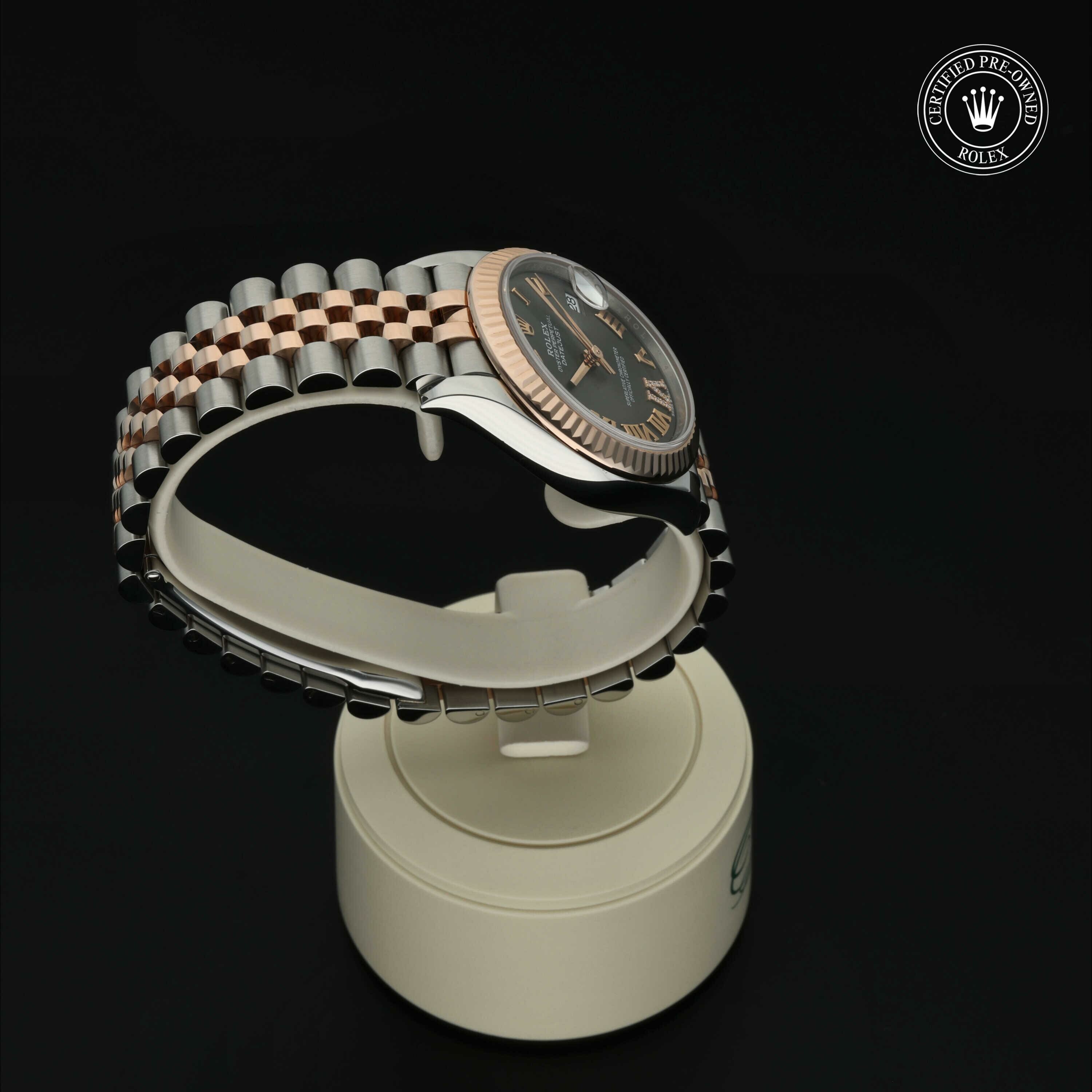 Rolex Datejust 31 in Rolesor 18 karaat Rood M278271-0030 at Hall of Time - vue 27