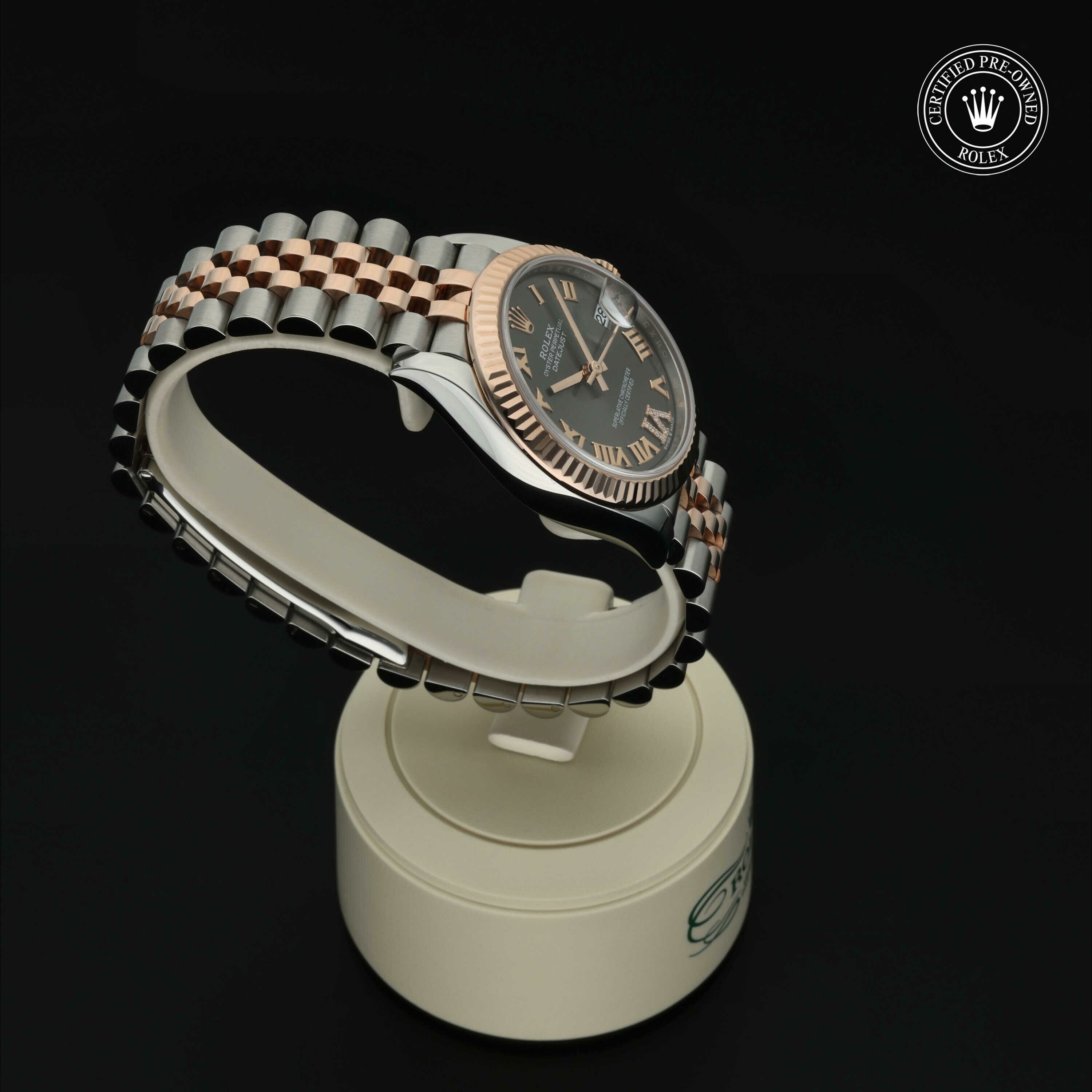 Rolex Datejust 31 in Rolesor 18 karaat Rood M278271-0030 at Hall of Time - vue 29