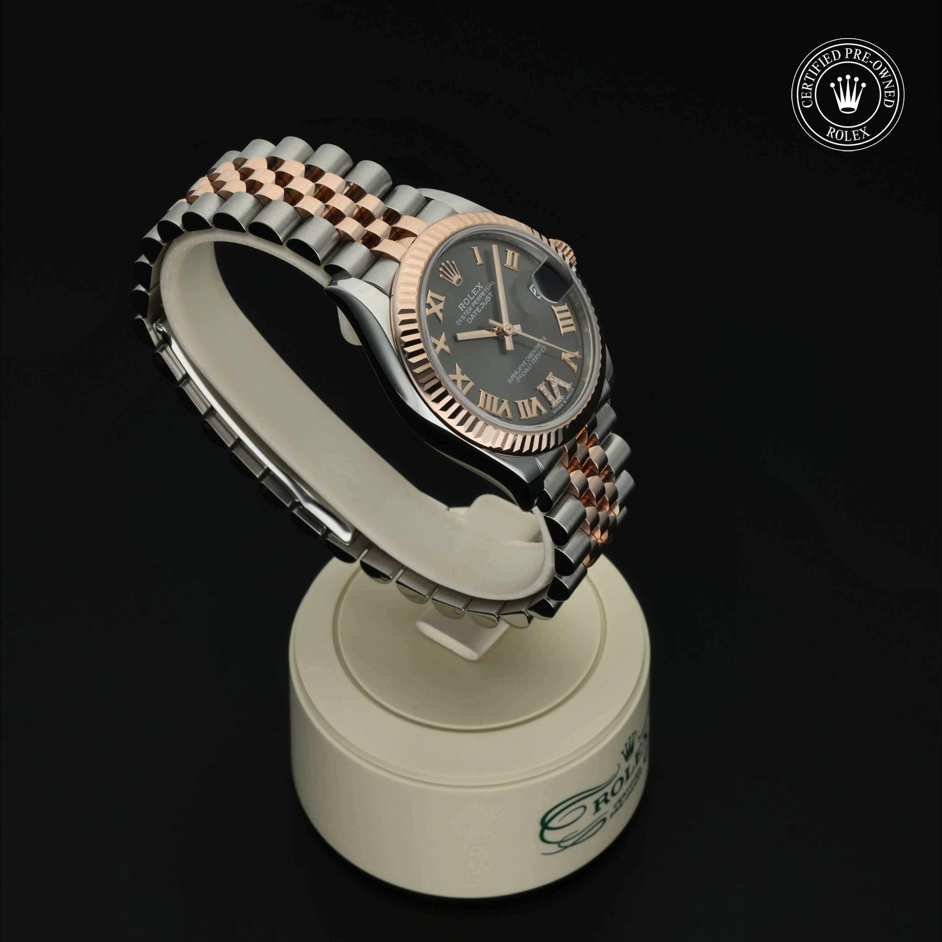 Rolex Datejust 31 in Rolesor 18 karaat Rood M278271-0030 at Hall of Time - vue 31