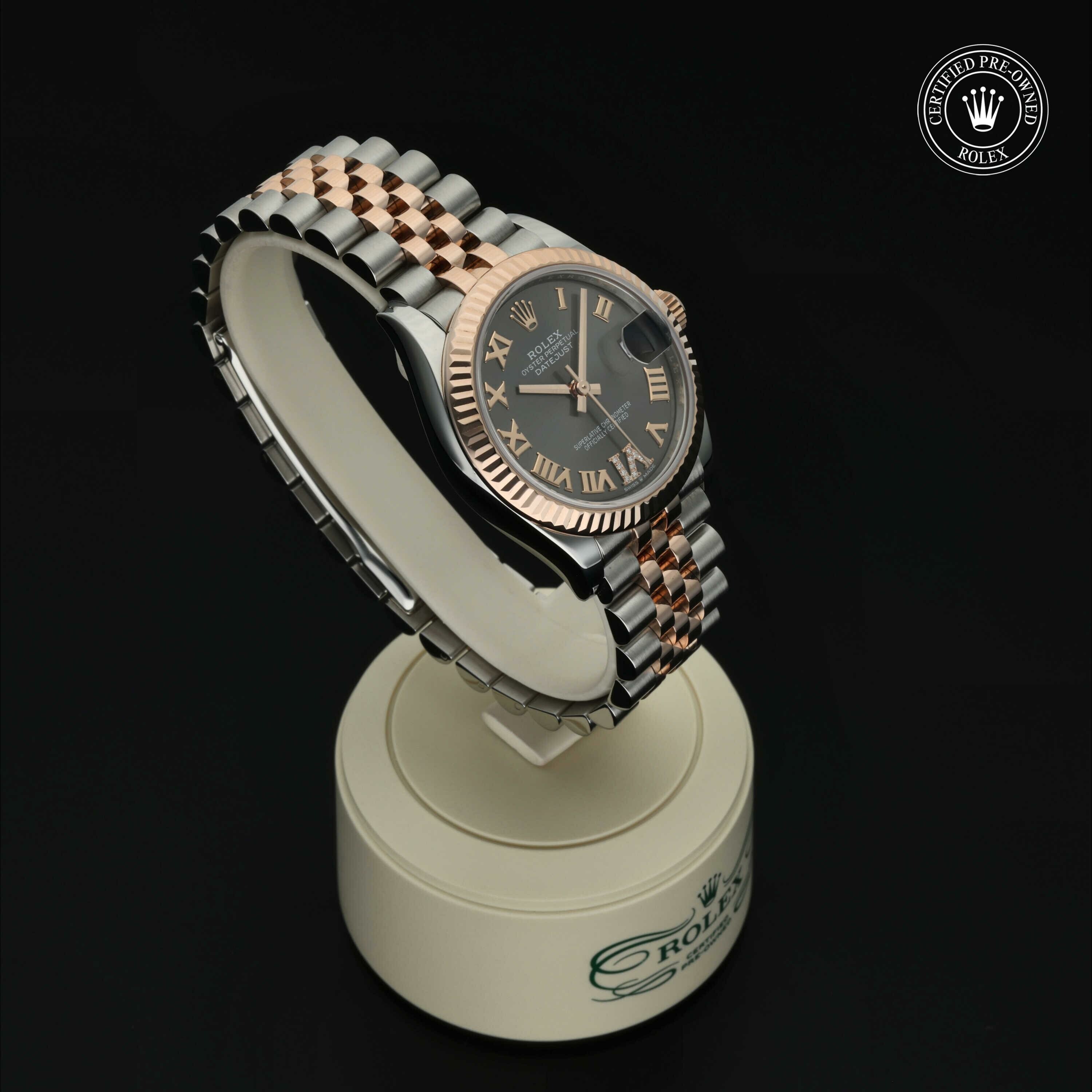 Rolex Datejust 31 in Rolesor 18 karaat Rood M278271-0030 at Hall of Time - vue 32