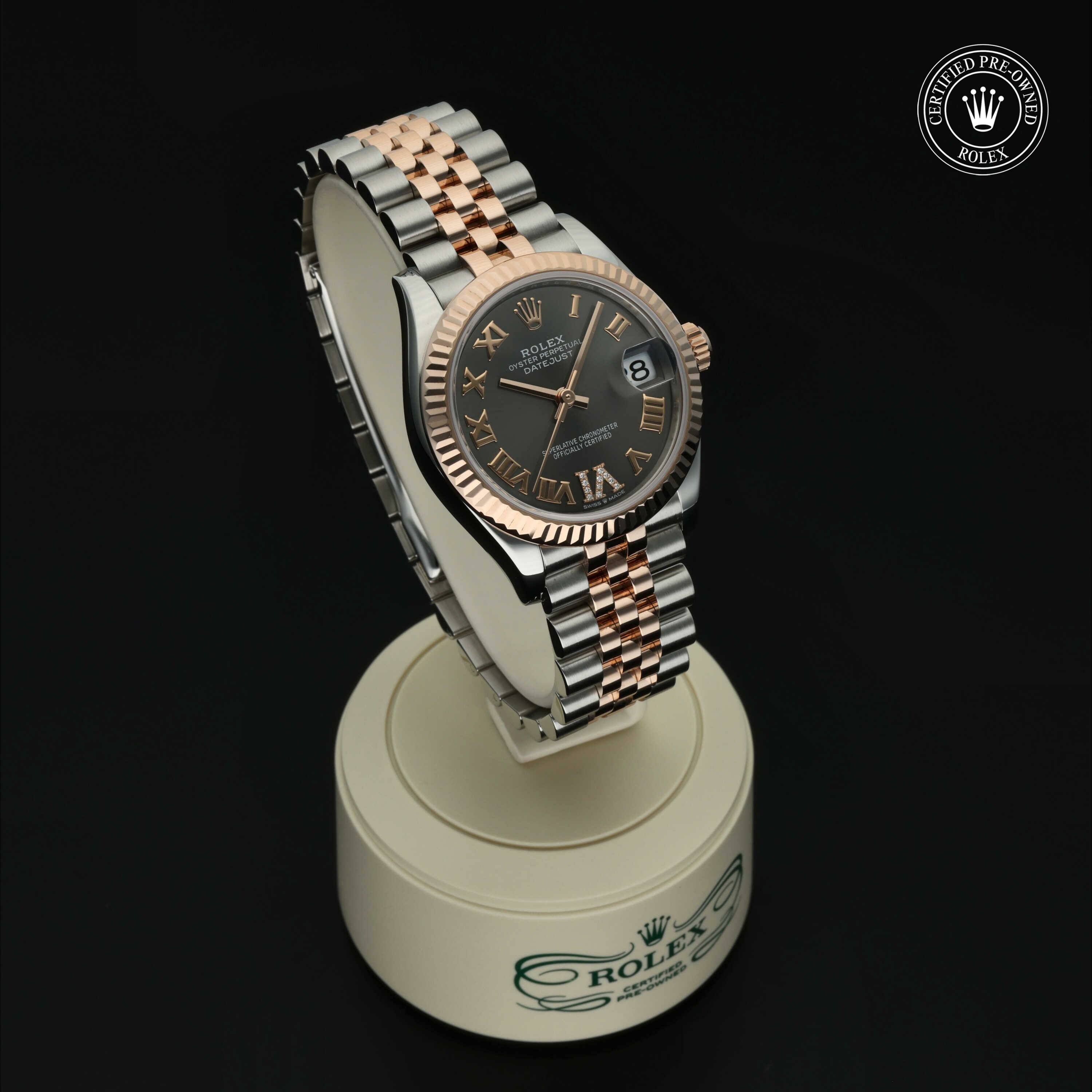 Rolex Datejust 31 in Rolesor 18 karaat Rood M278271-0030 at Hall of Time - vue 34
