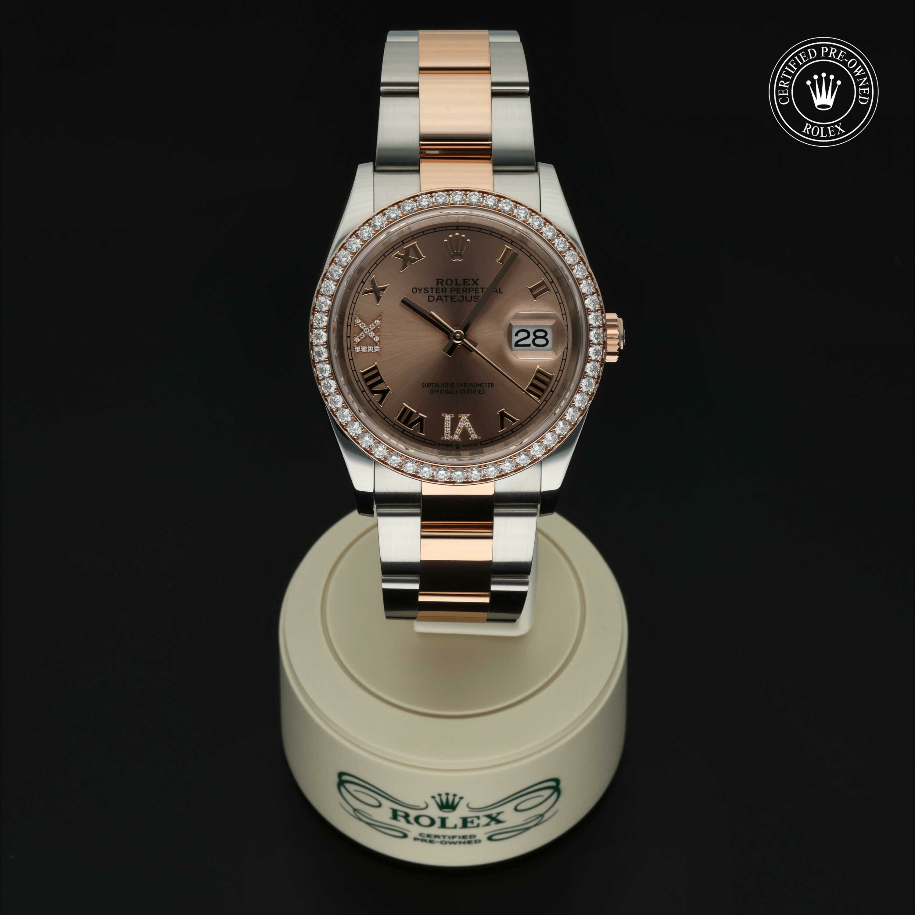 Rolex Datejust 36 in Rolesor 18 karaat Rood M126281RBR-0016 at Hall of Time