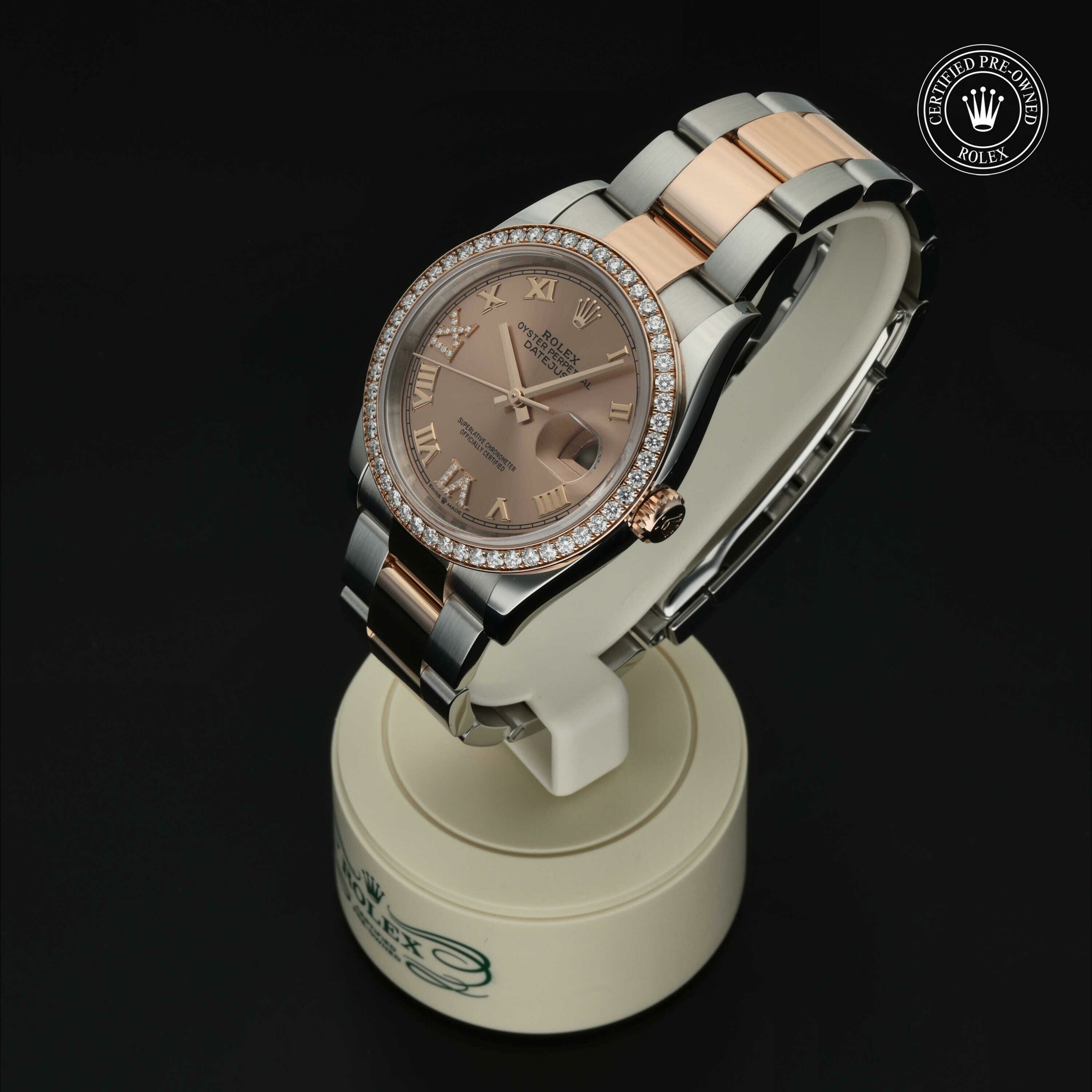 Rolex Datejust 36 in Rolesor 18 karaat Rood M126281RBR-0016 at Hall of Time - vue 6