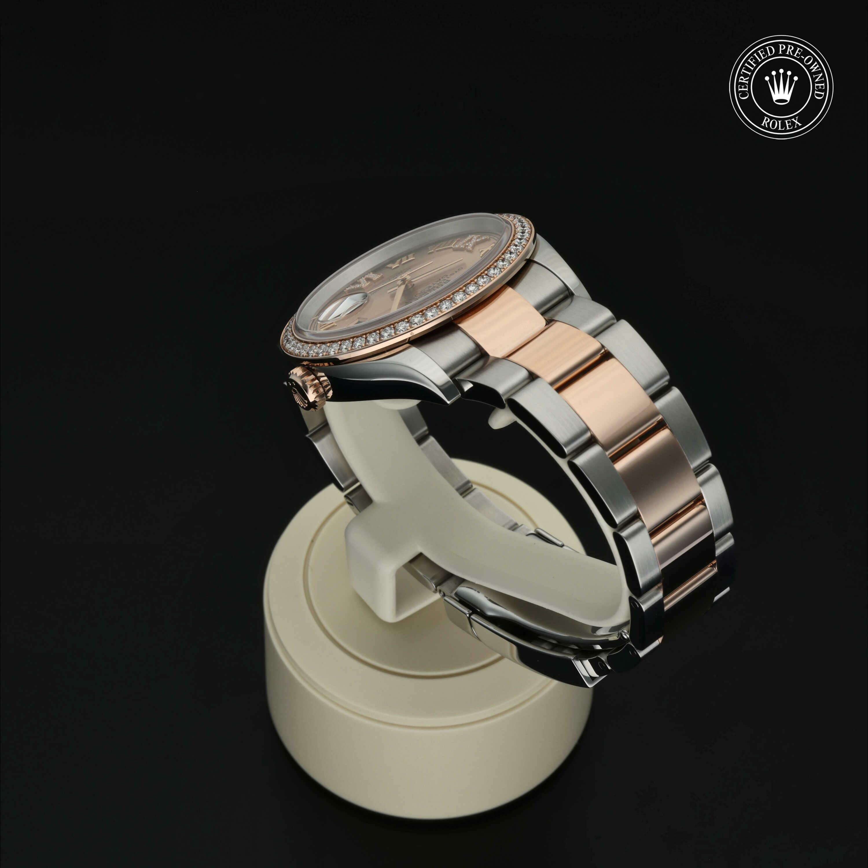 Rolex Datejust 36 in Rolesor 18 karaat Rood M126281RBR-0016 at Hall of Time - vue 15