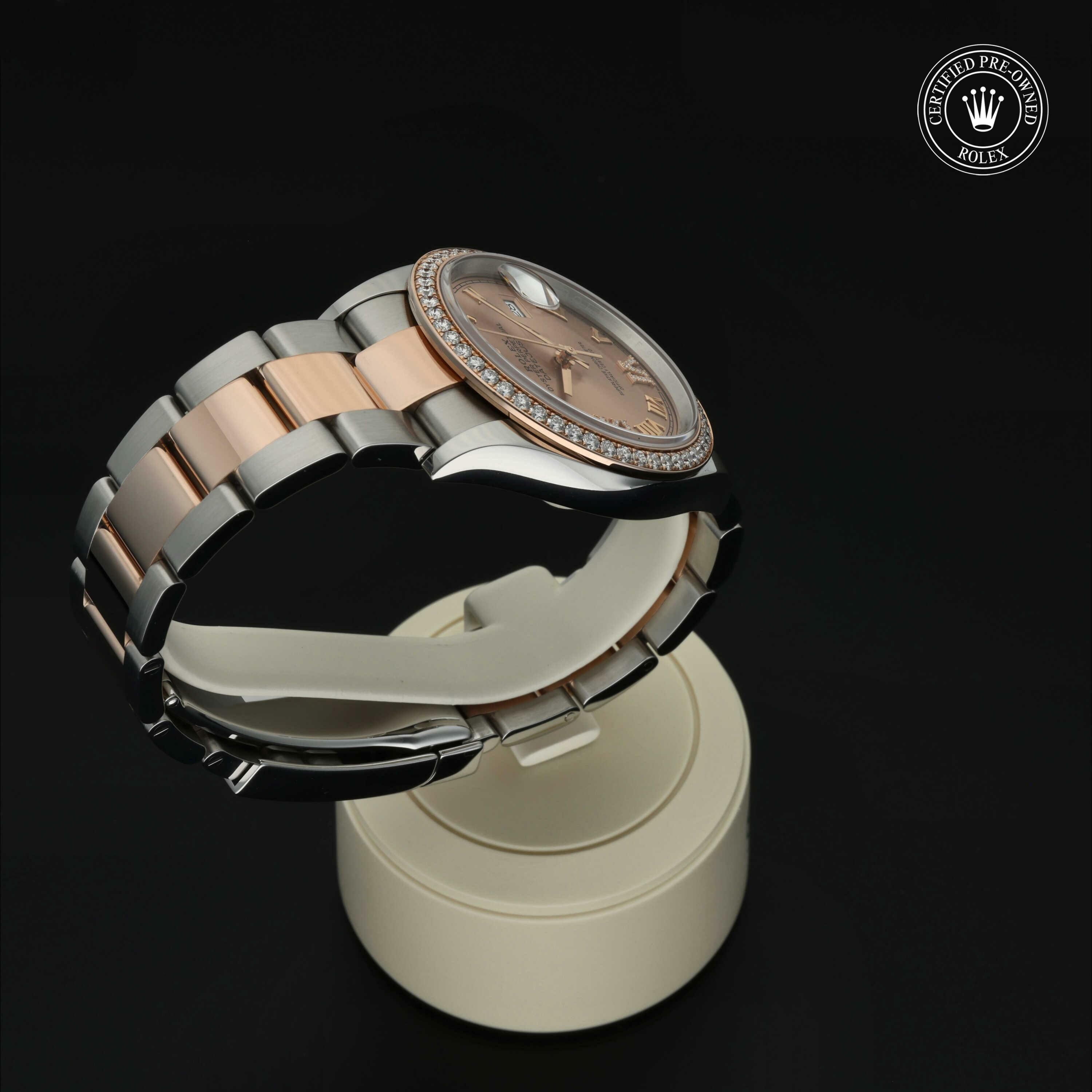 Rolex Datejust 36 in Rolesor 18 karaat Rood M126281RBR-0016 at Hall of Time - vue 25