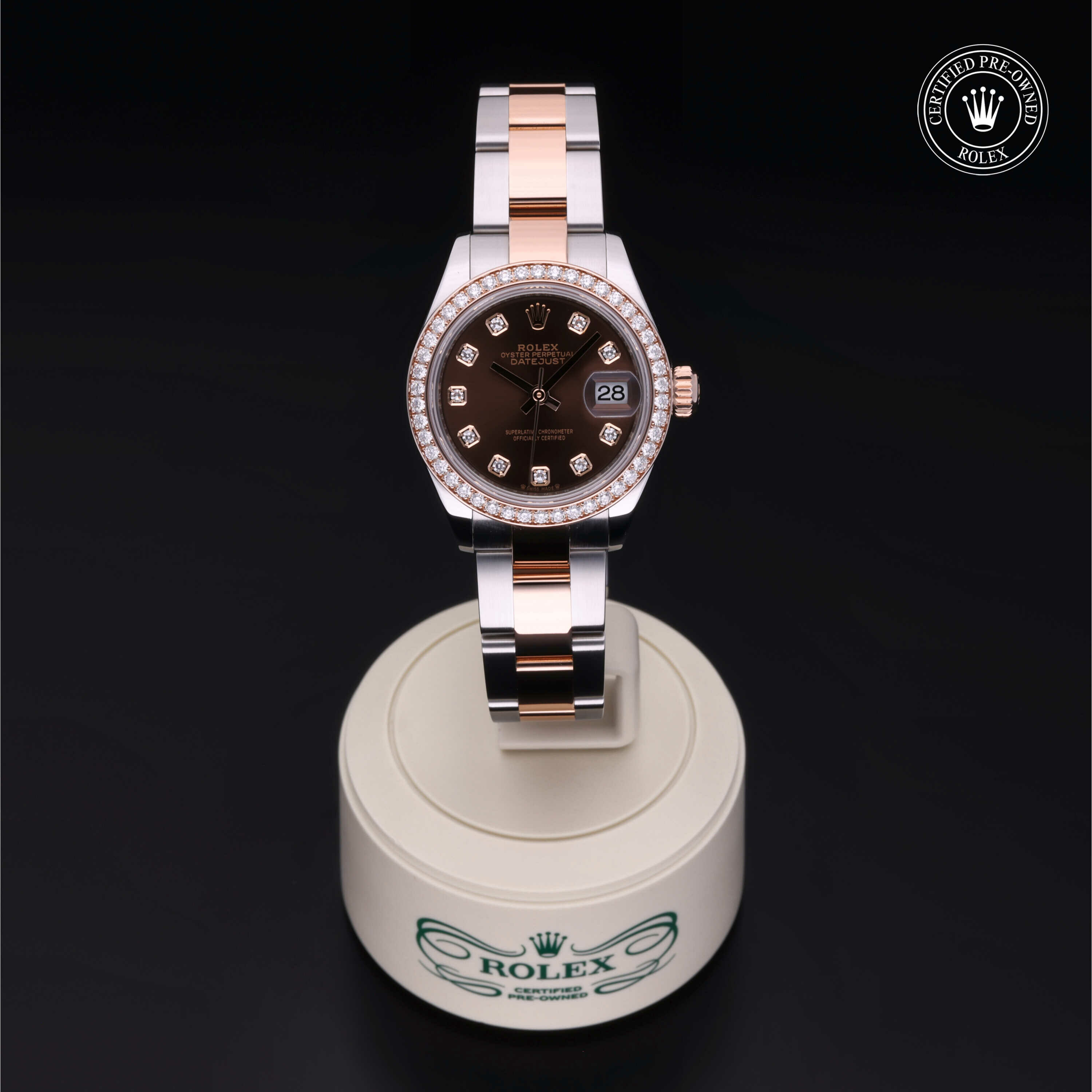Rolex Lady-Datejust in Rolesor 18 karaat Rood M279381RBR-0011 at Hall of Time