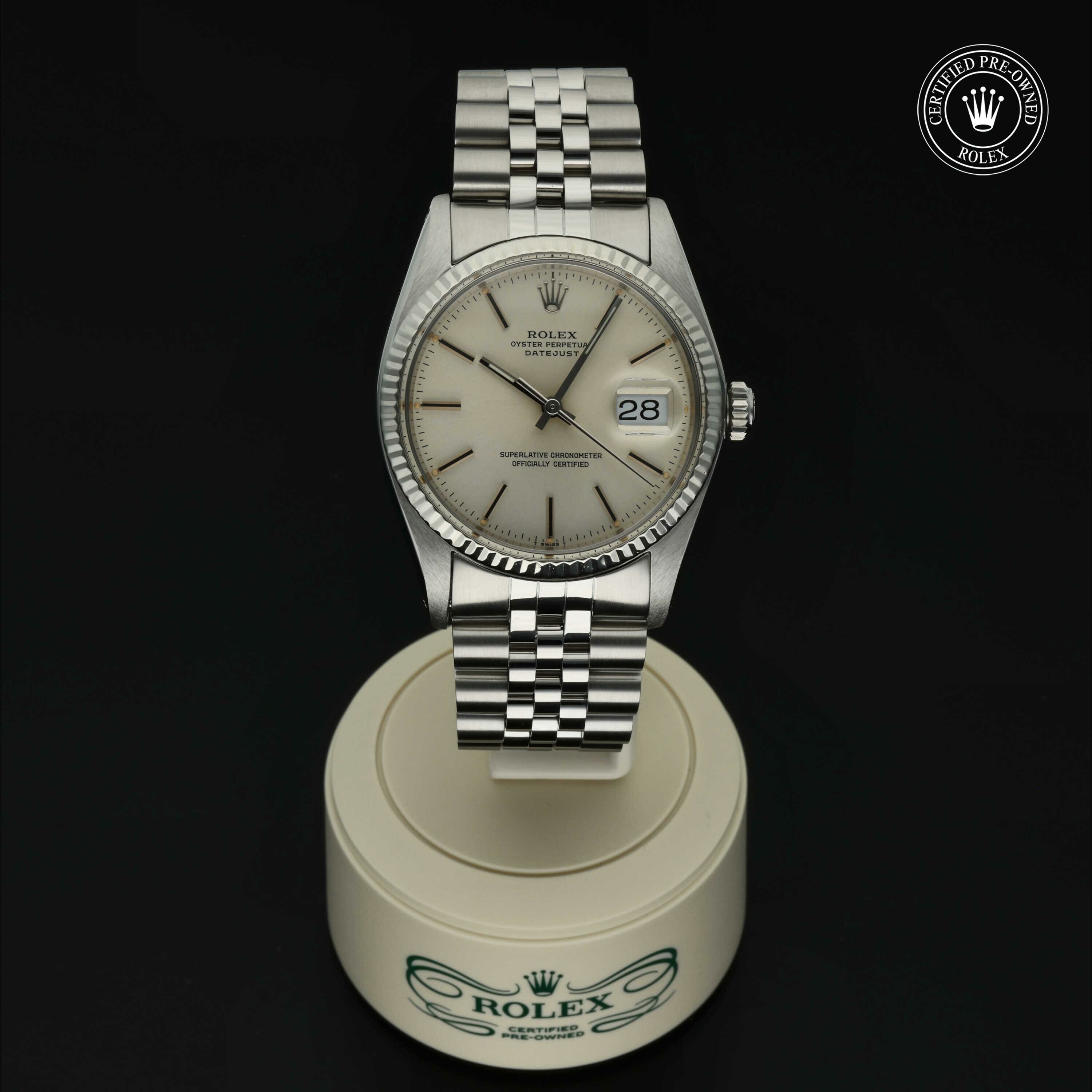 Rolex Oyster Perpetual Datejust 36 in Rolesor 18 karaat Wit  at Hall of Time