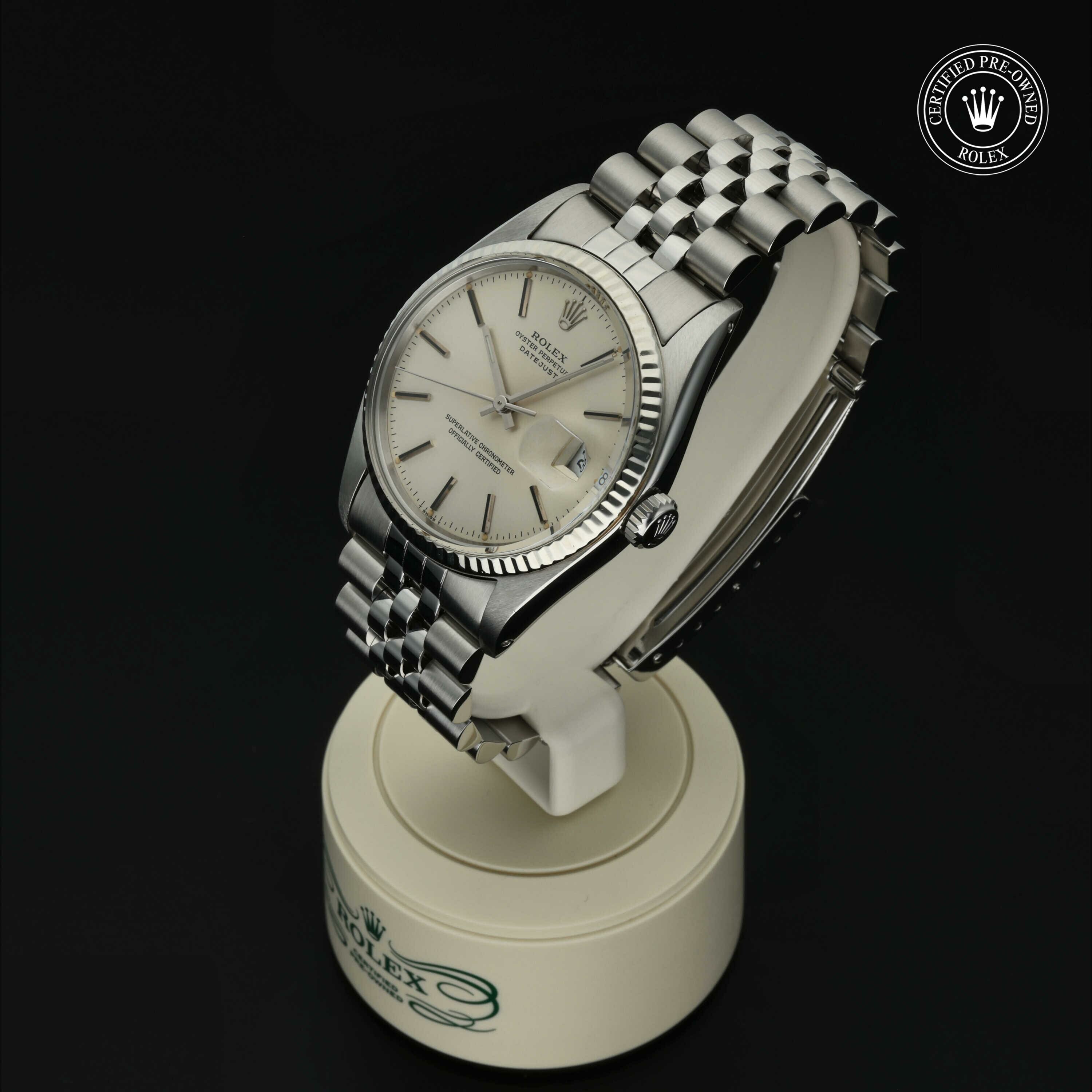 Rolex Oyster Perpetual Datejust 36 in Rolesor 18 karaat Wit  at Hall of Time - vue 6