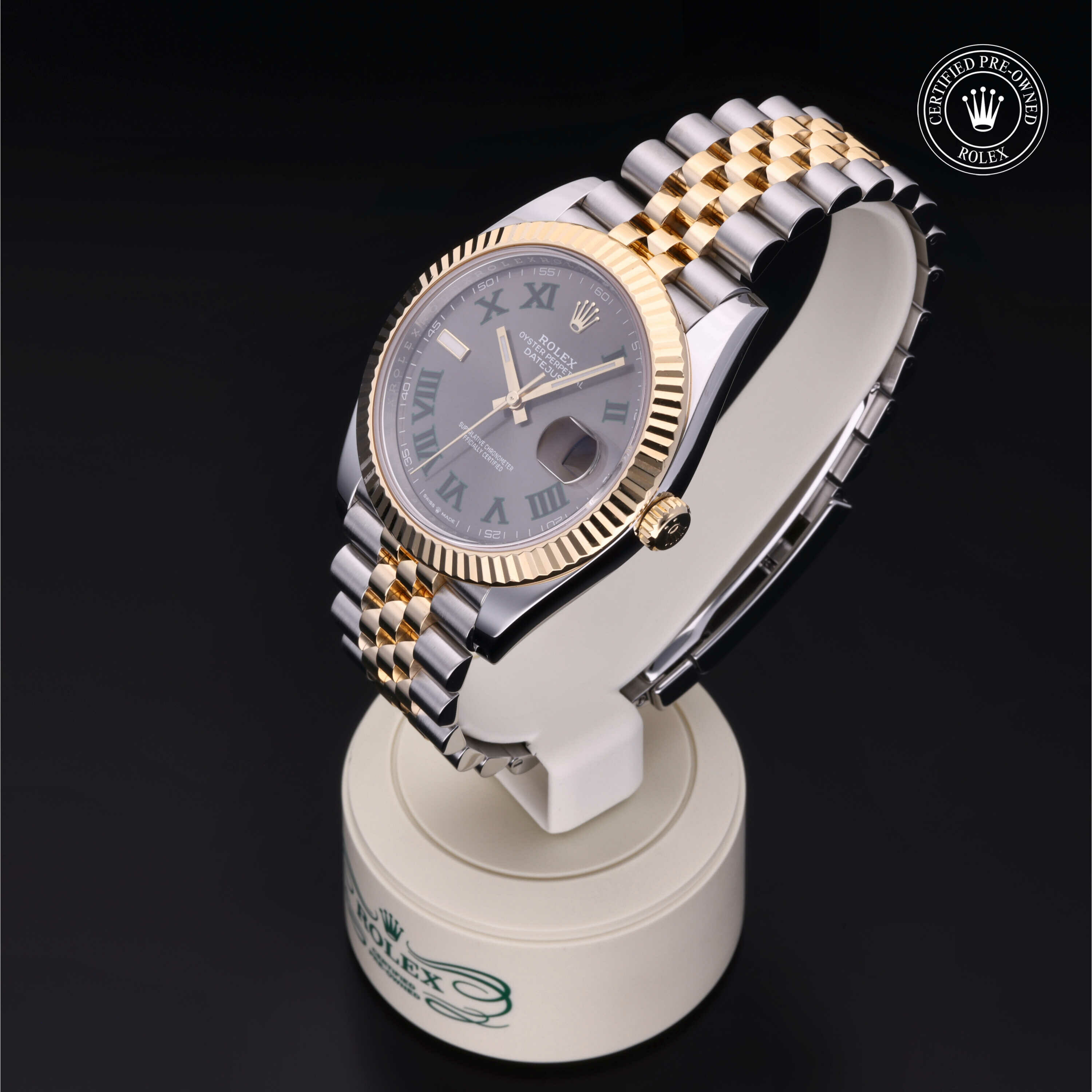 Rolex Datejust 41 in Rolesor 18 karaat Geel M126333-0020 at Hall of Time - vue 6