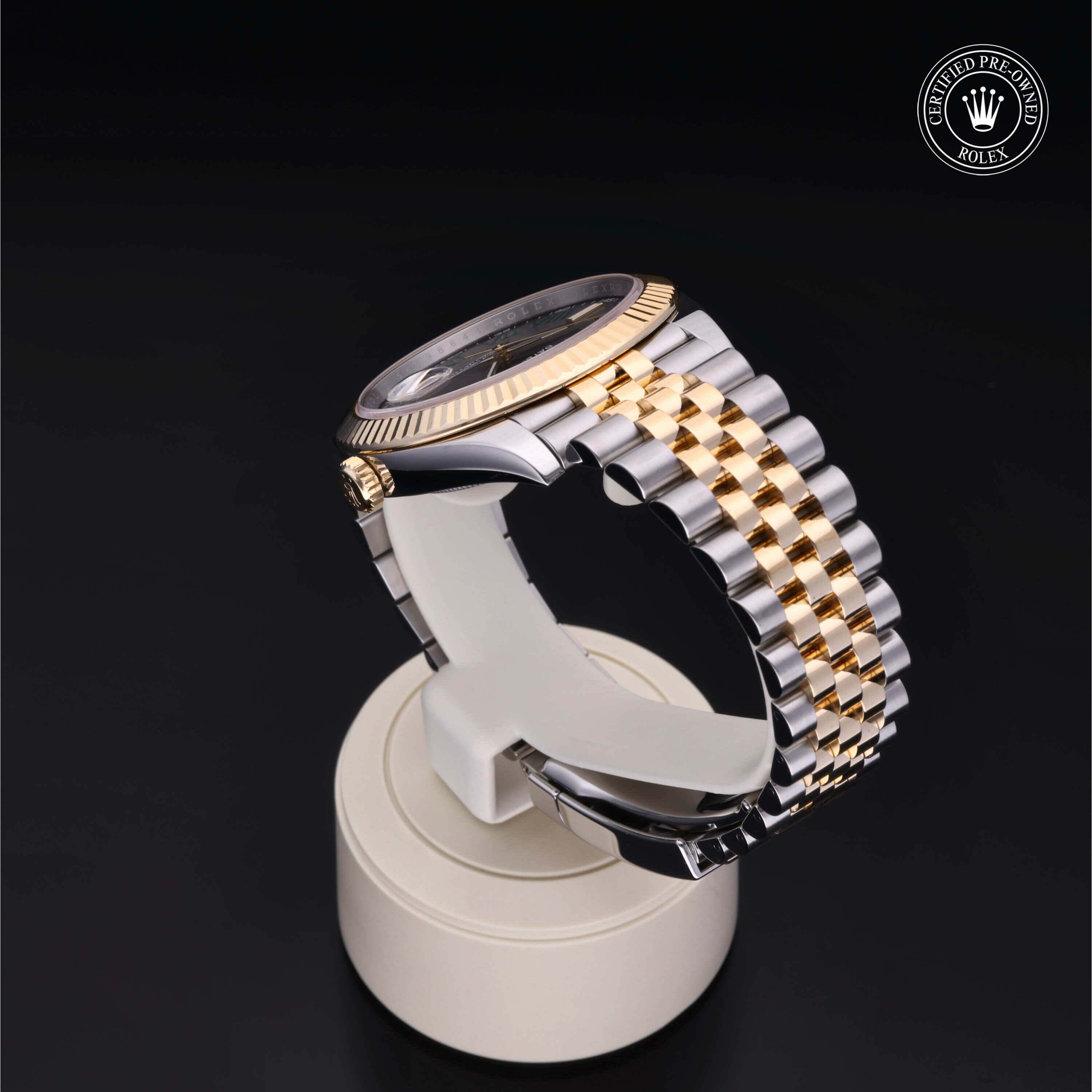 Rolex Datejust 41 in Rolesor 18 karaat Geel M126333-0020 at Hall of Time - vue 15