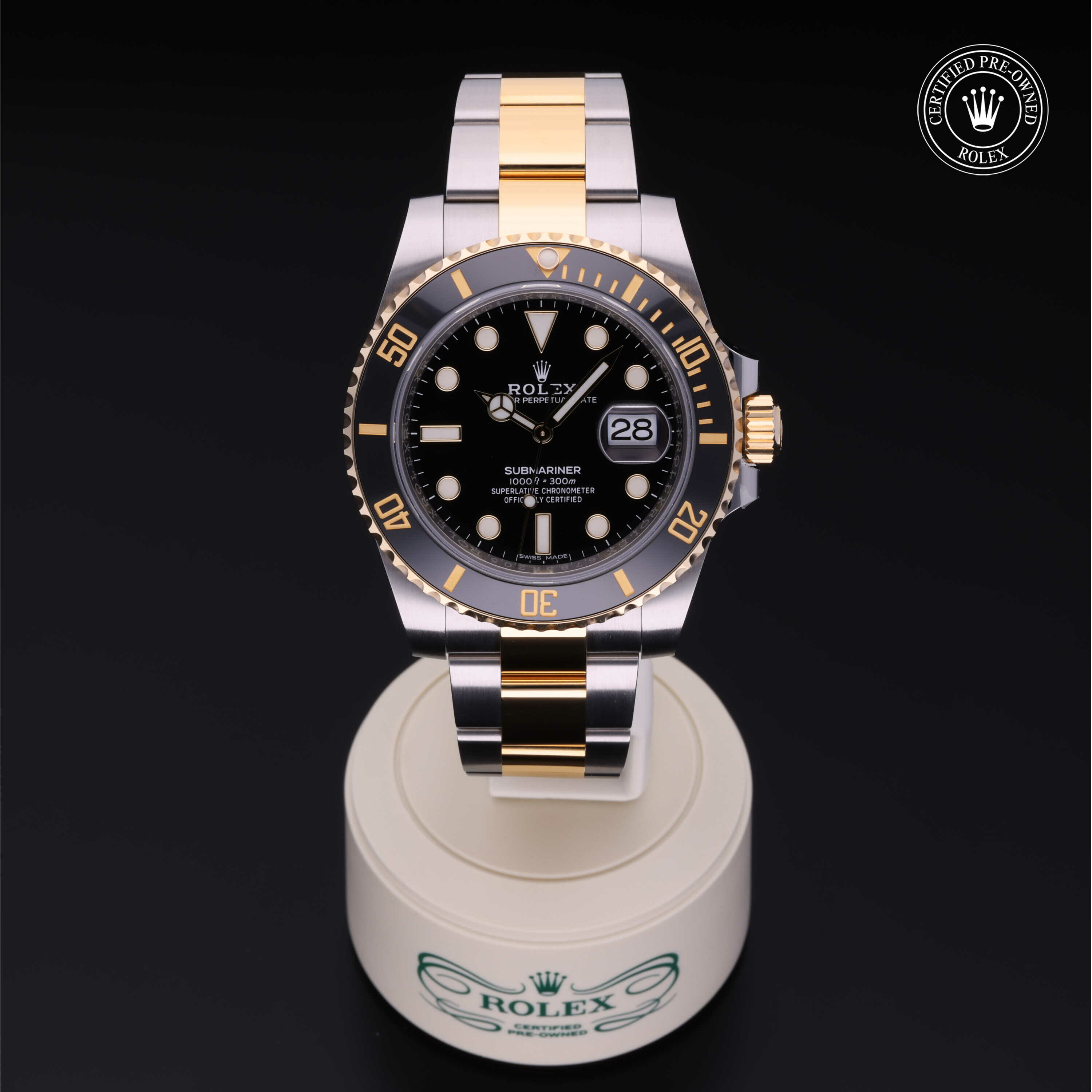 Rolex Submariner Date in Rolesor 18 karaat Geel M116613LN-0001 at Hall of Time