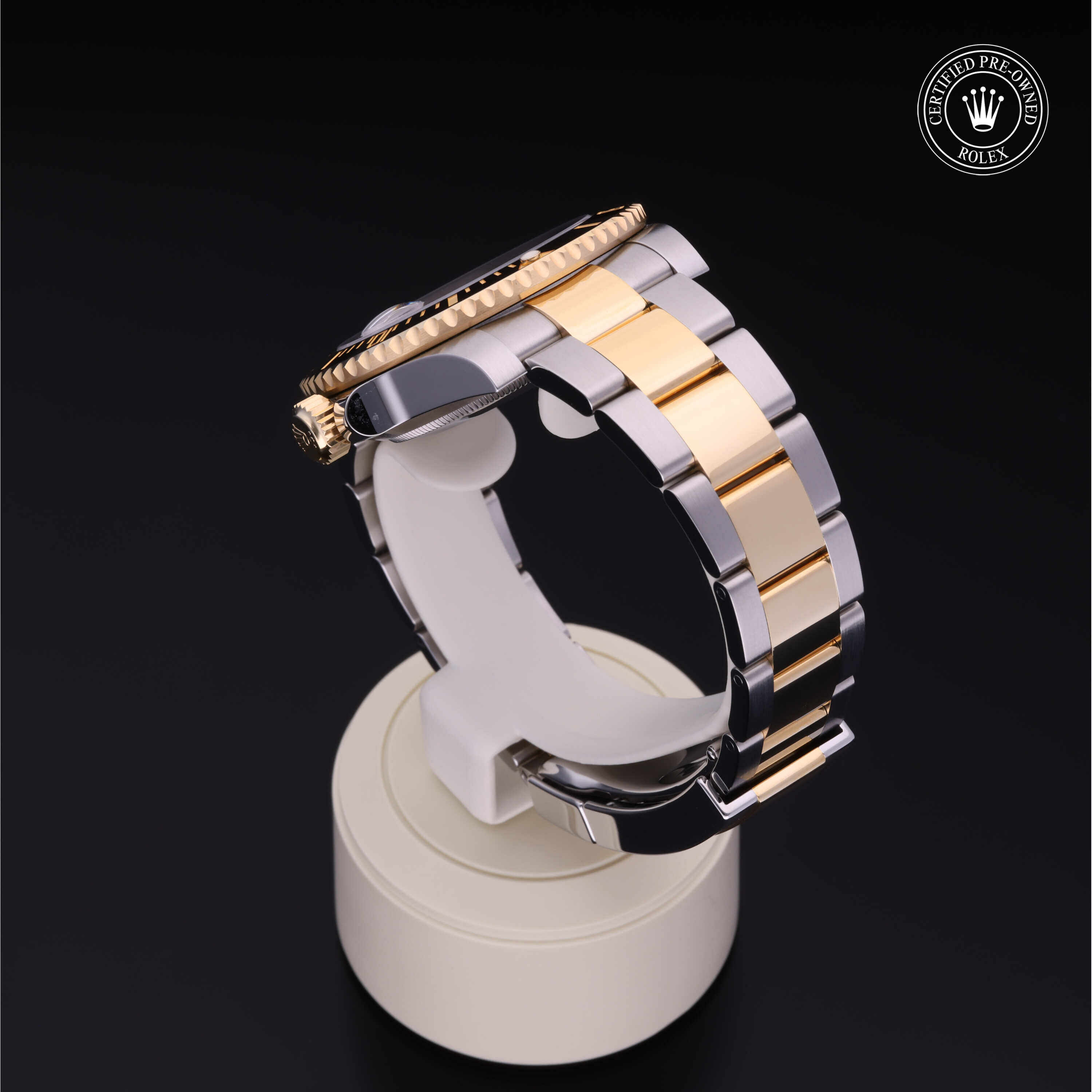 Rolex Submariner Date in Rolesor 18 karaat Geel M116613LN-0001 at Hall of Time - vue 15