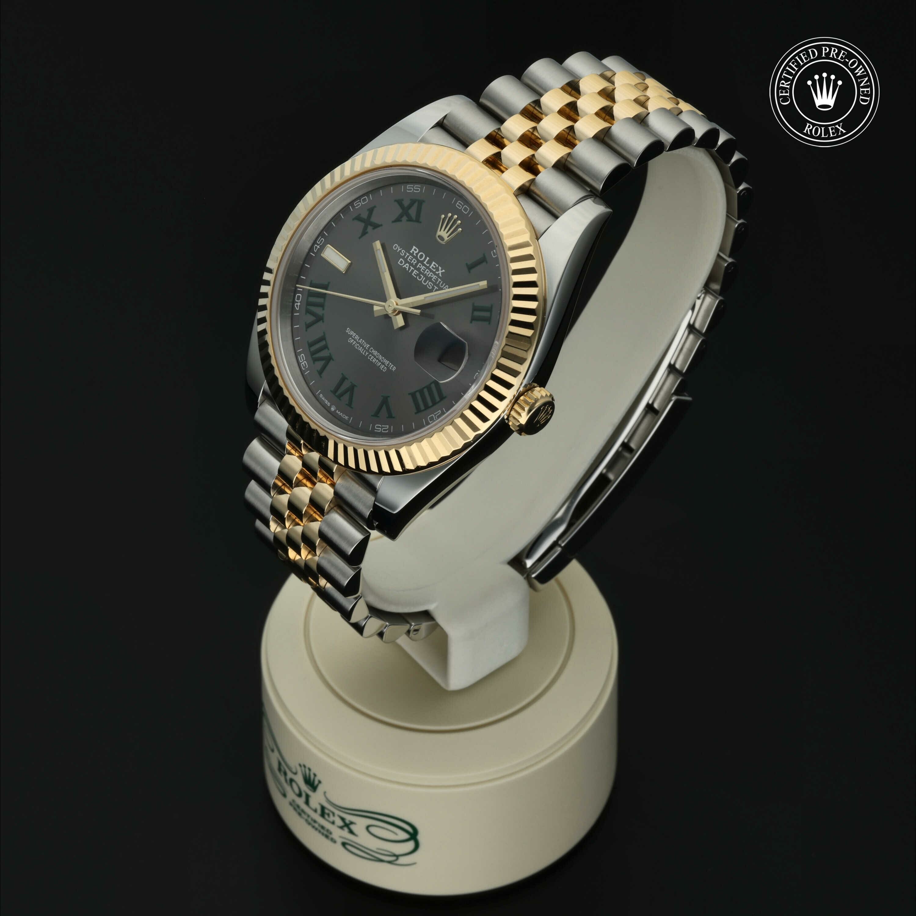 Rolex Datejust 41 en Rolesor 18 Carat Jaune M126333-0020 chez Hall of Time - vue 6