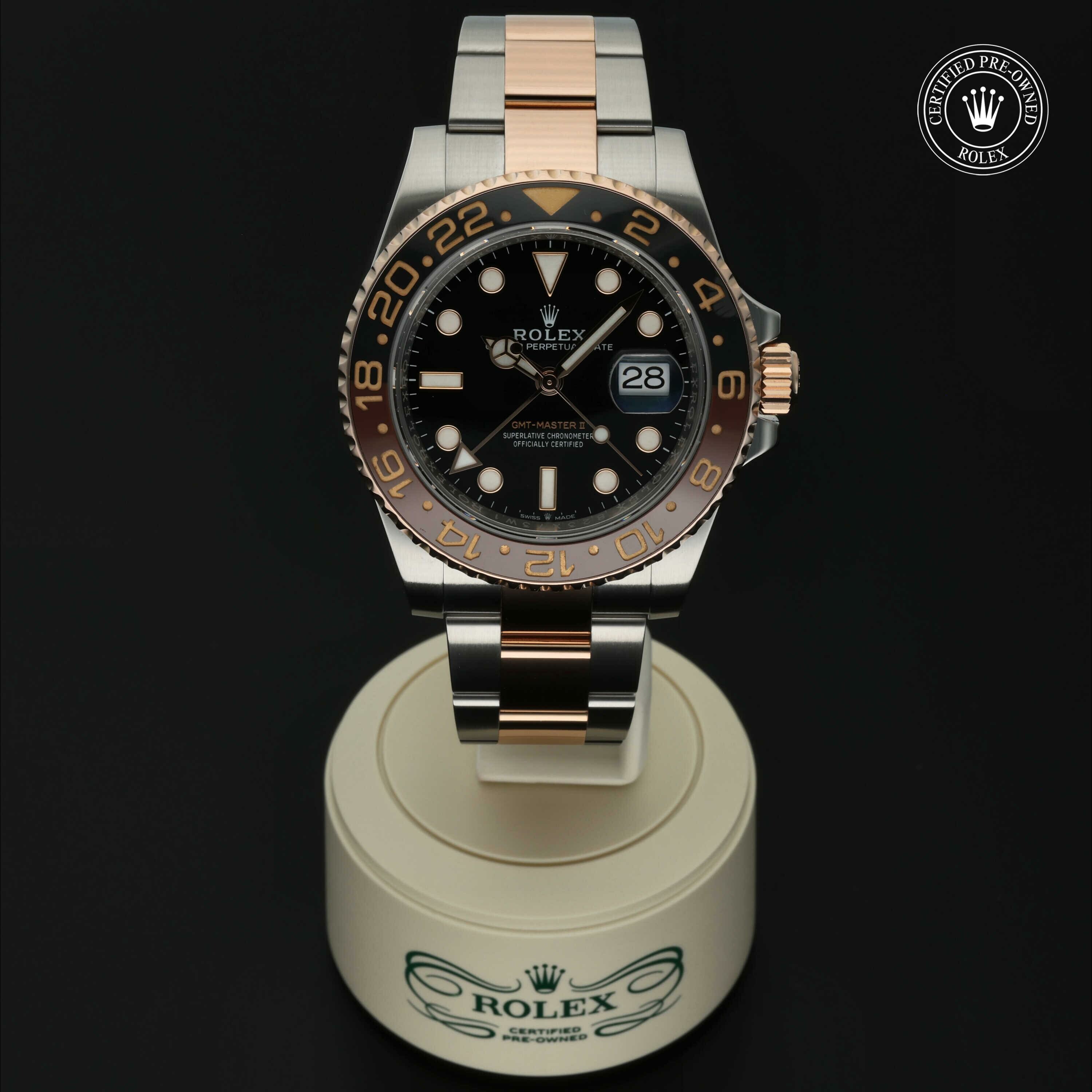 Rolex GMT‑Master II in Rolesor 18 karaat Rood M126711CHNR-0002 at Hall of Time
