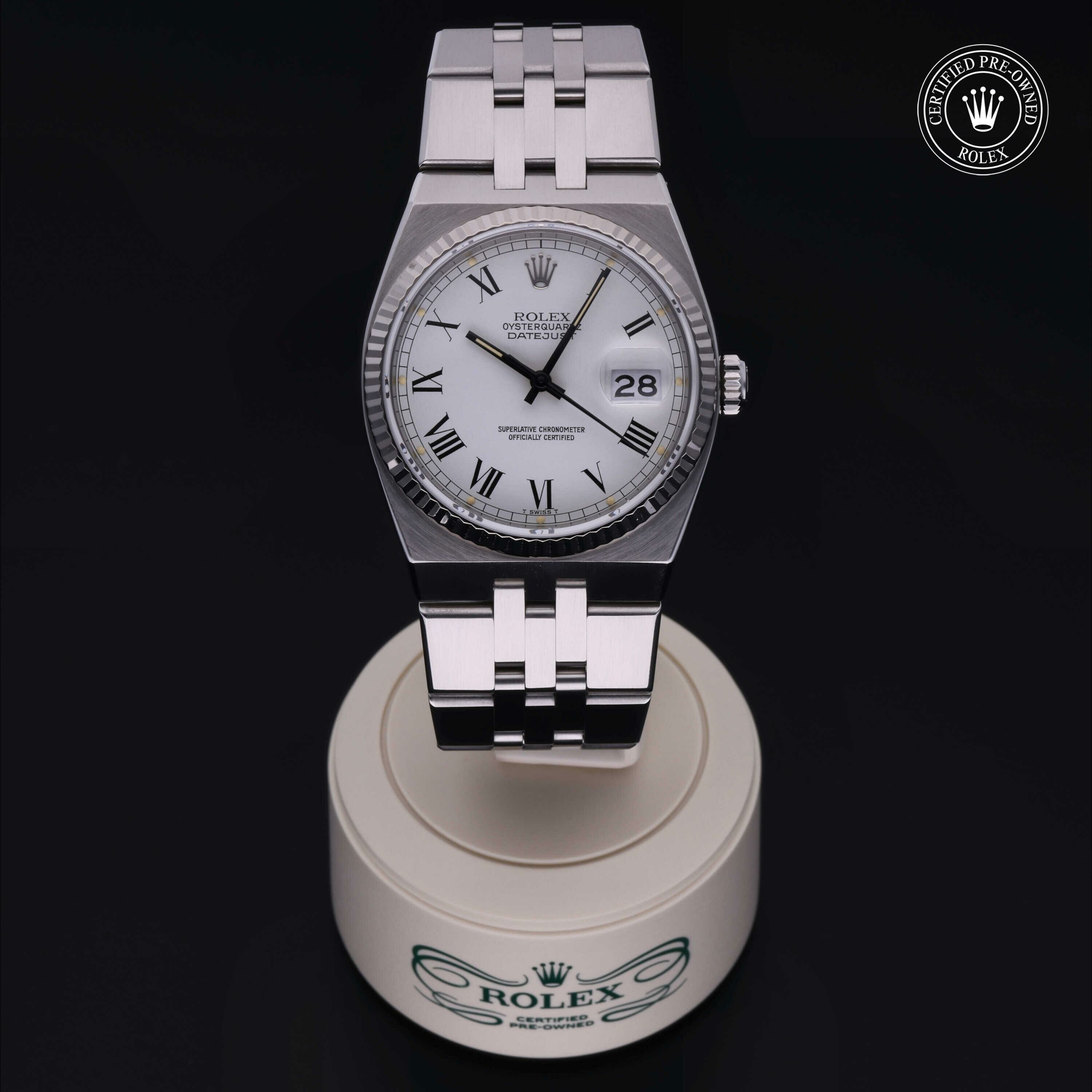 Rolex Oyster Perpetual Datejust 36 in Rolesor 18 Carat White M17014-0005 at Hall of Time