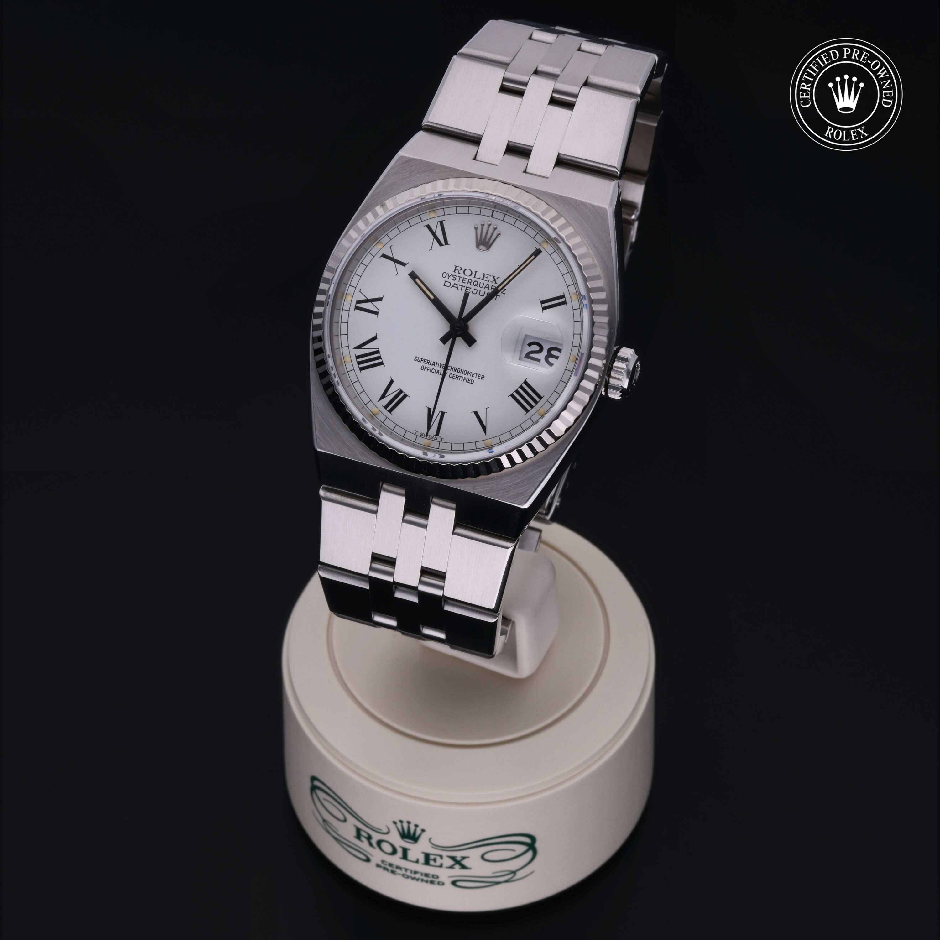 Rolex Oyster Perpetual Datejust 36 in Rolesor 18 Carat White M17014-0005 at Hall of Time - view 3