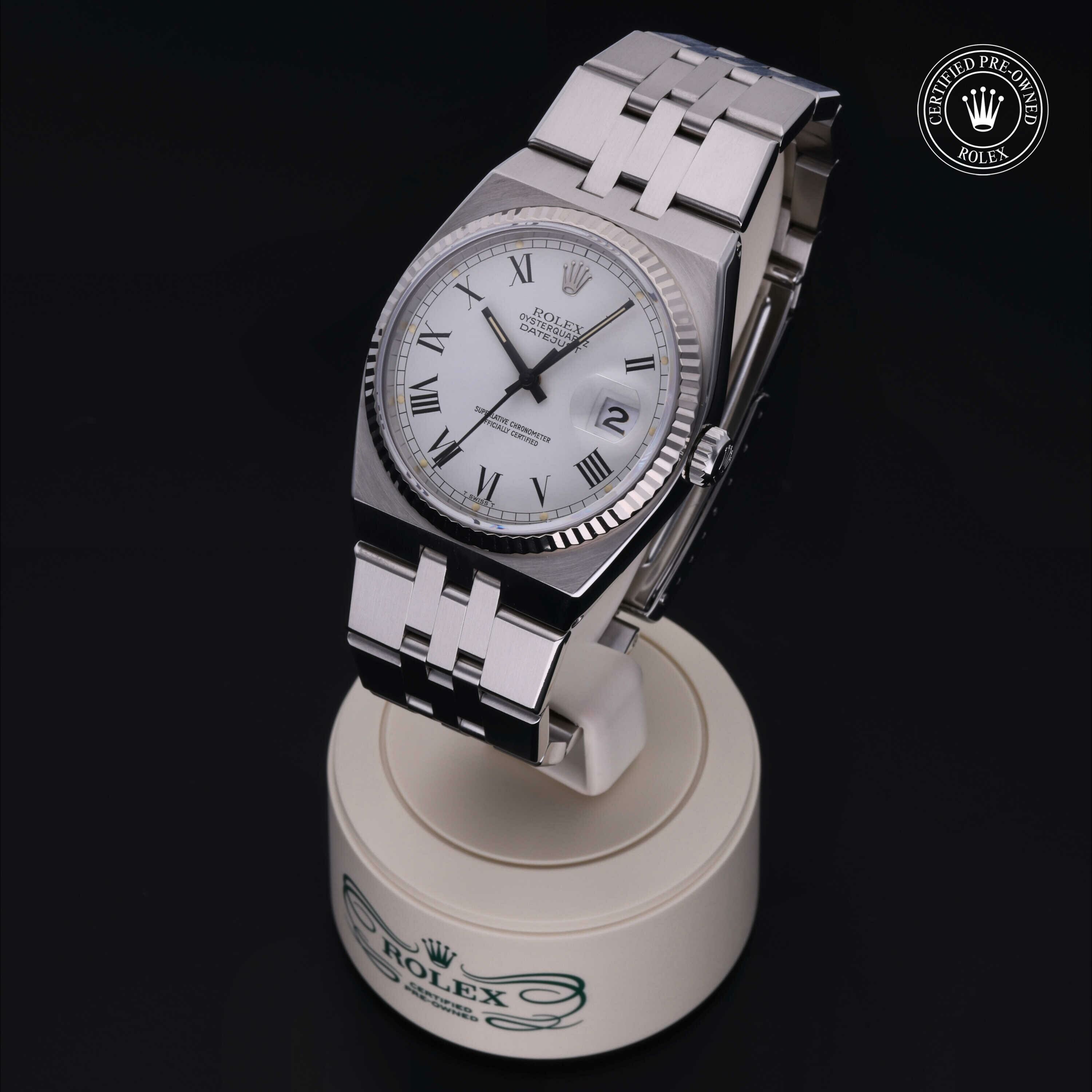 Rolex Oyster Perpetual Datejust 36 in Rolesor 18 Carat White M17014-0005 at Hall of Time - view 4