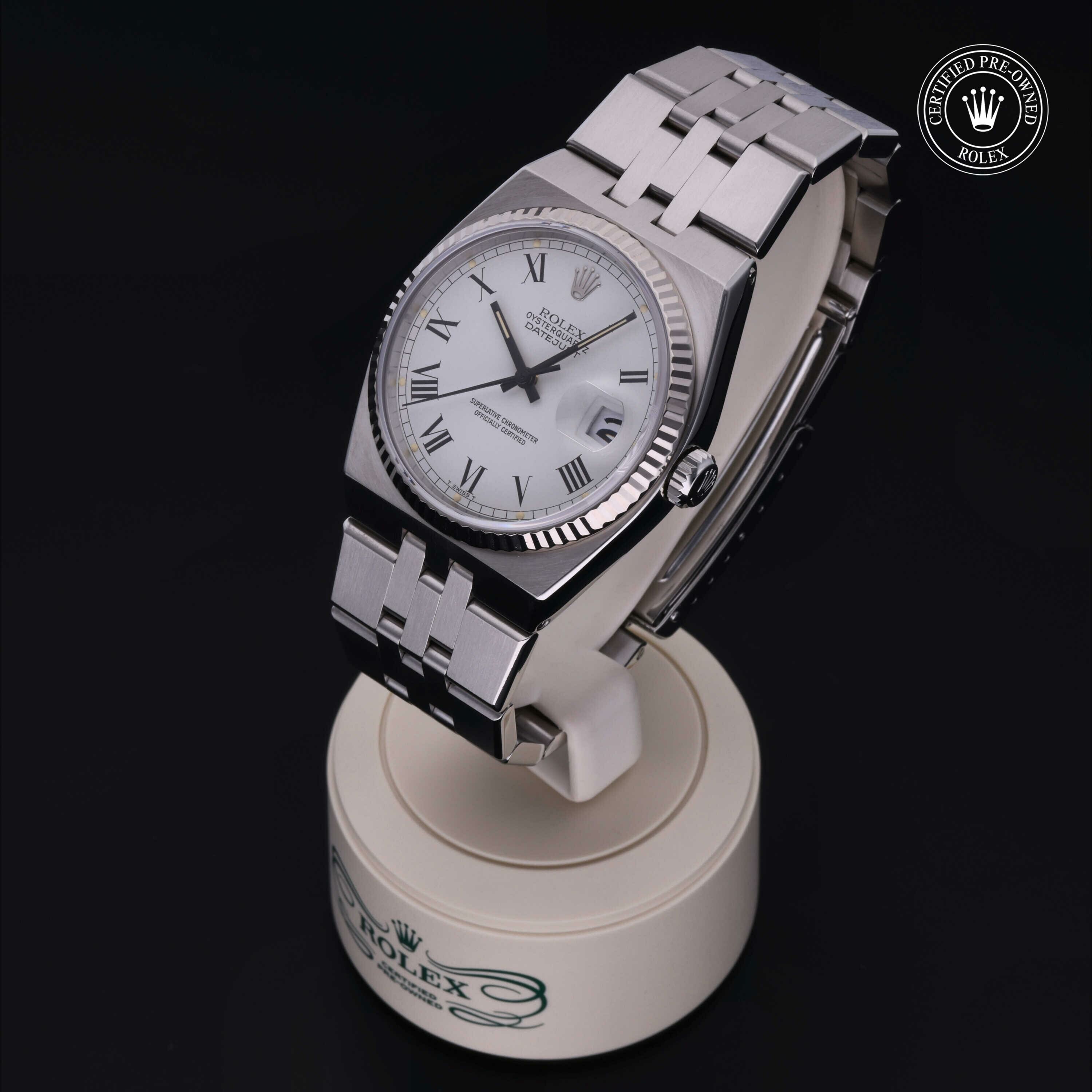 Rolex Oyster Perpetual Datejust 36 in Rolesor 18 Carat White M17014-0005 at Hall of Time - view 5