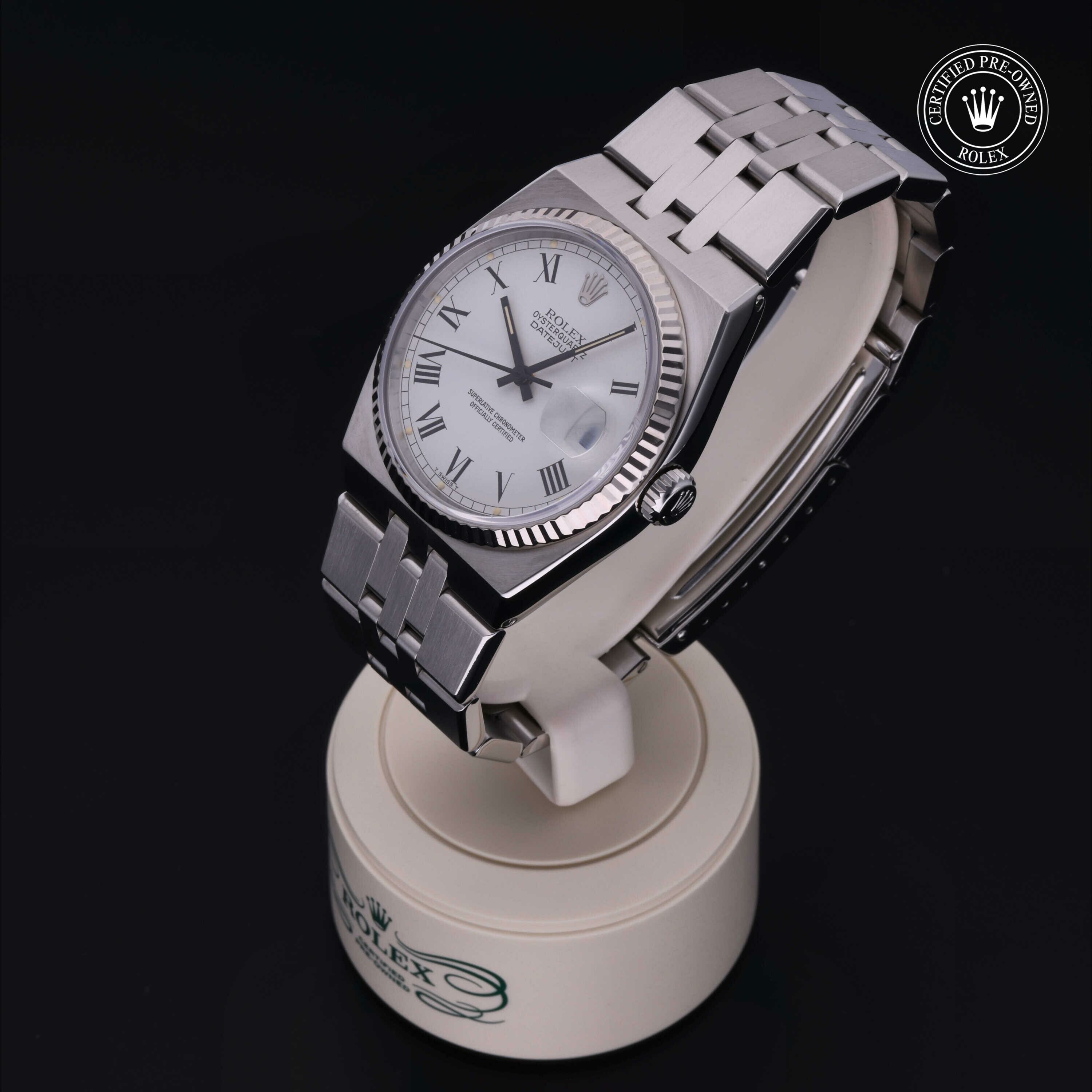 Rolex Oyster Perpetual Datejust 36 in Rolesor 18 Carat White M17014-0005 at Hall of Time - view 6