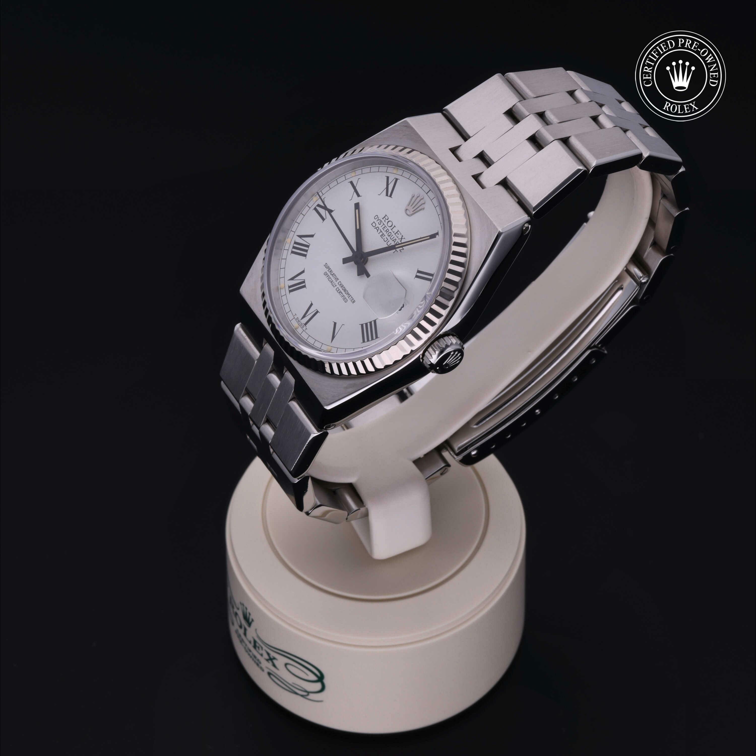Rolex Oyster Perpetual Datejust 36 in Rolesor 18 Carat White M17014-0005 at Hall of Time - view 7