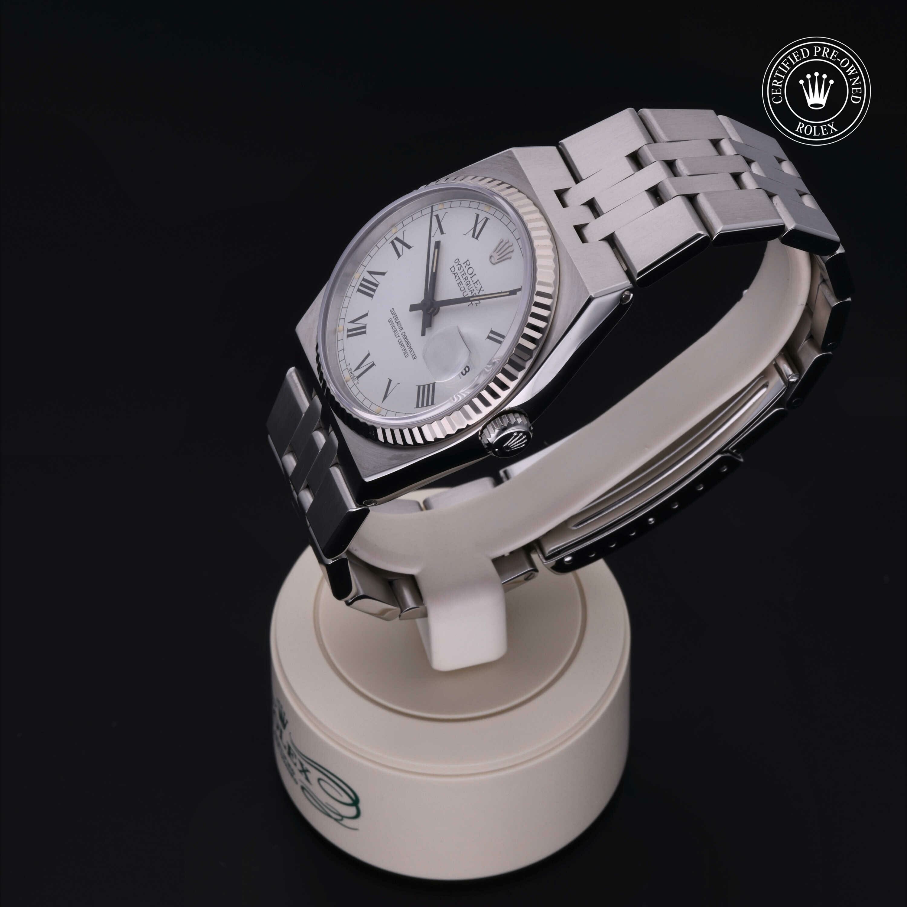 Rolex Oyster Perpetual Datejust 36 in Rolesor 18 Carat White M17014-0005 at Hall of Time - view 8