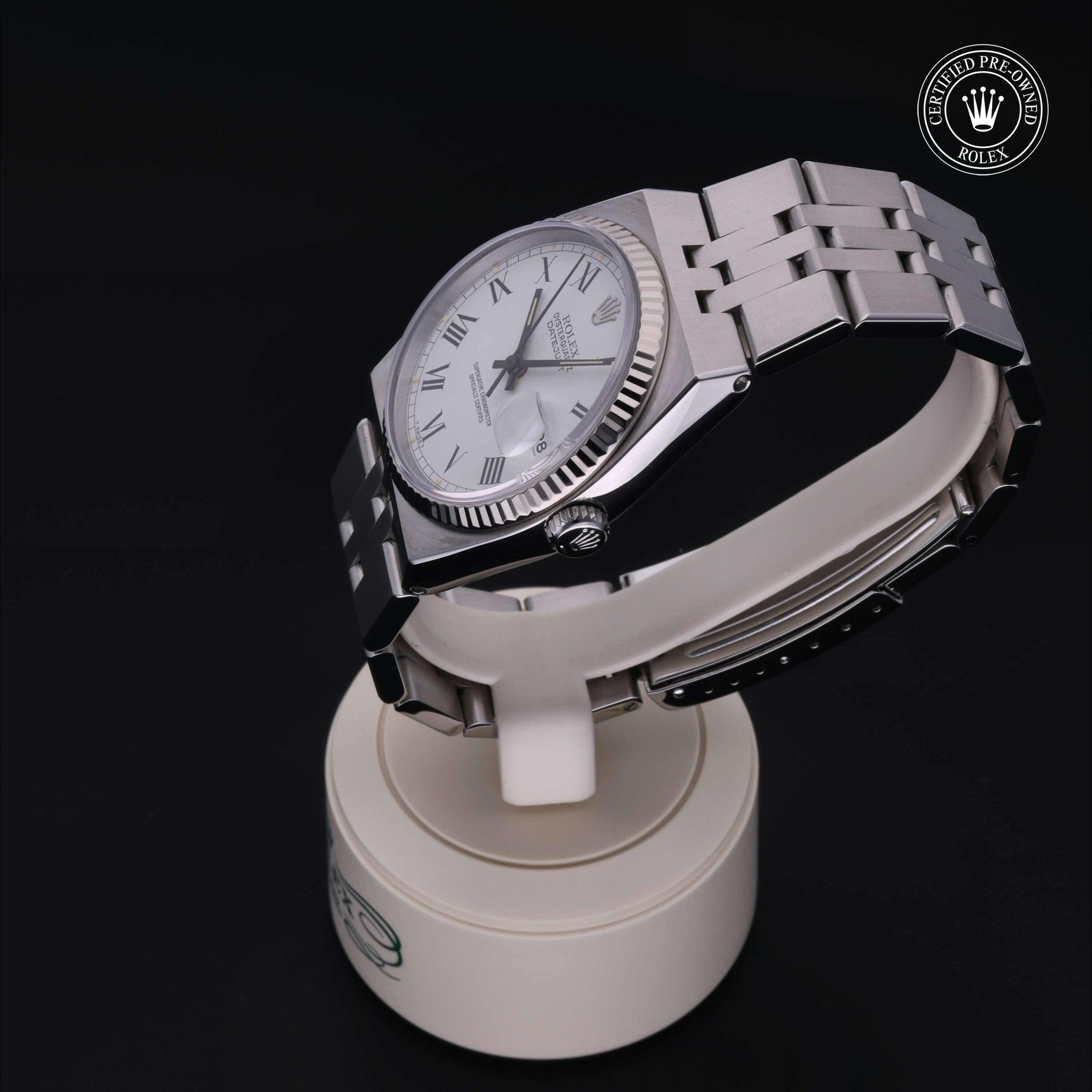 Rolex Oyster Perpetual Datejust 36 in Rolesor 18 Carat White M17014-0005 at Hall of Time - view 9
