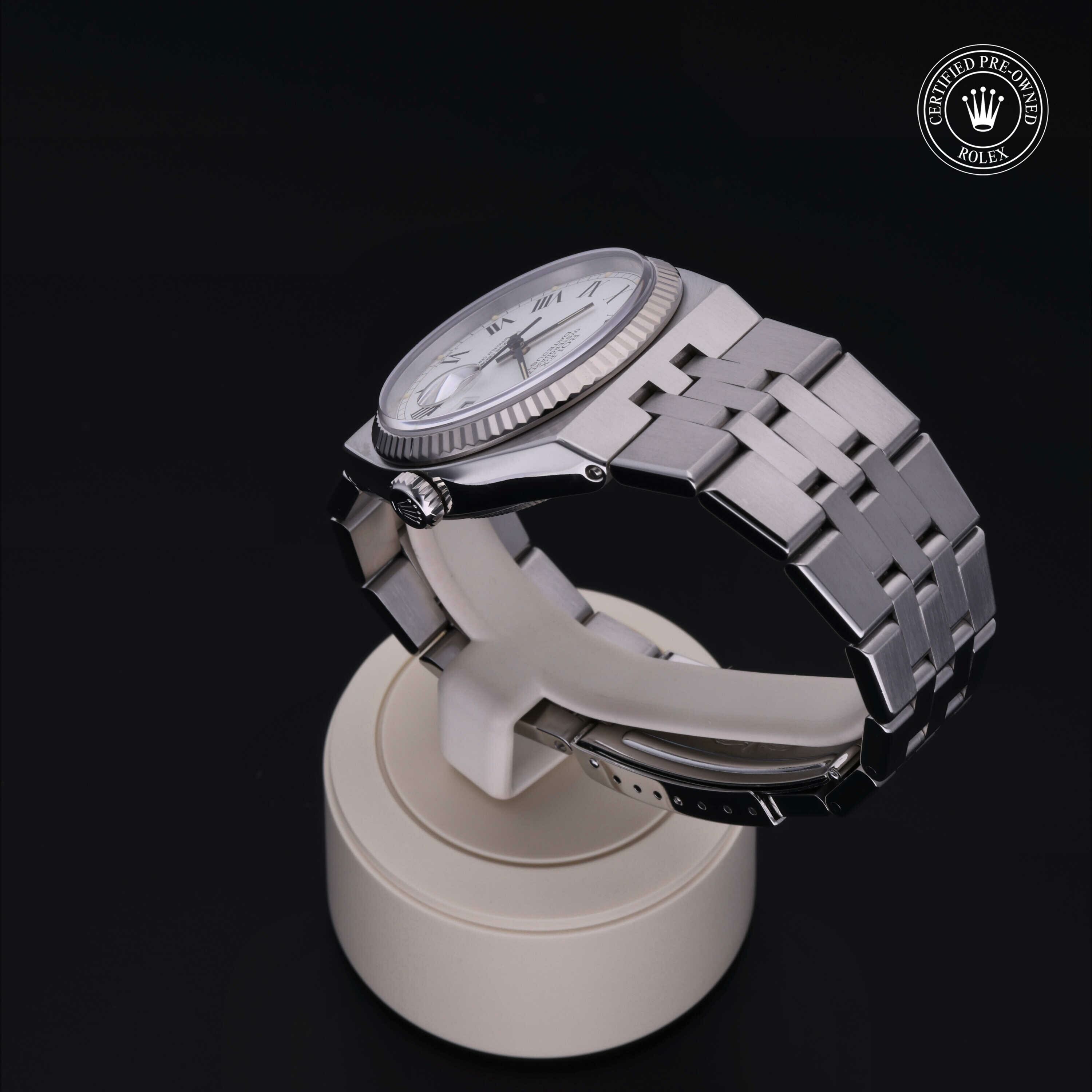 Rolex Oyster Perpetual Datejust 36 in Rolesor 18 Carat White M17014-0005 at Hall of Time - view 14