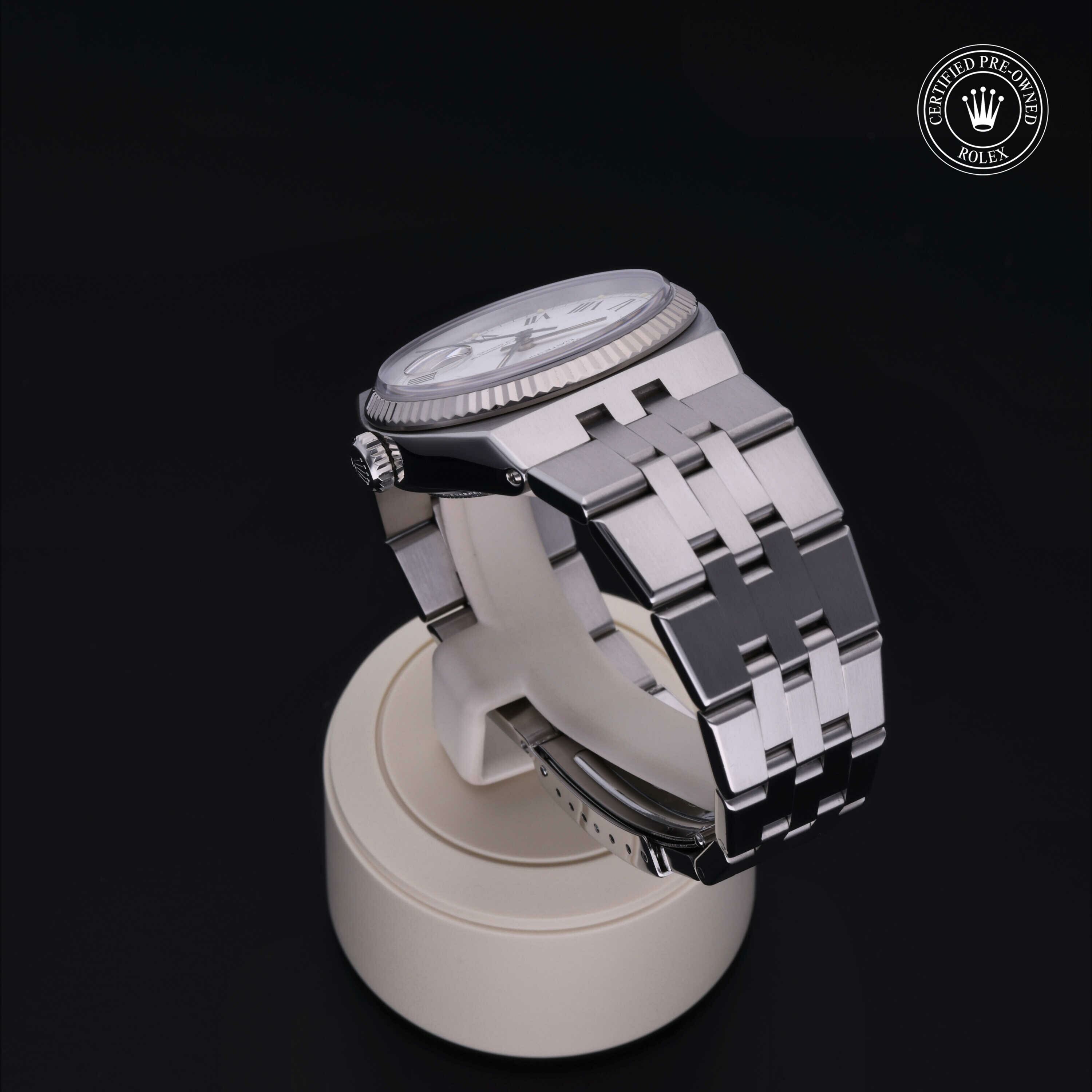 Rolex Oyster Perpetual Datejust 36 in Rolesor 18 Carat White M17014-0005 at Hall of Time - view 16