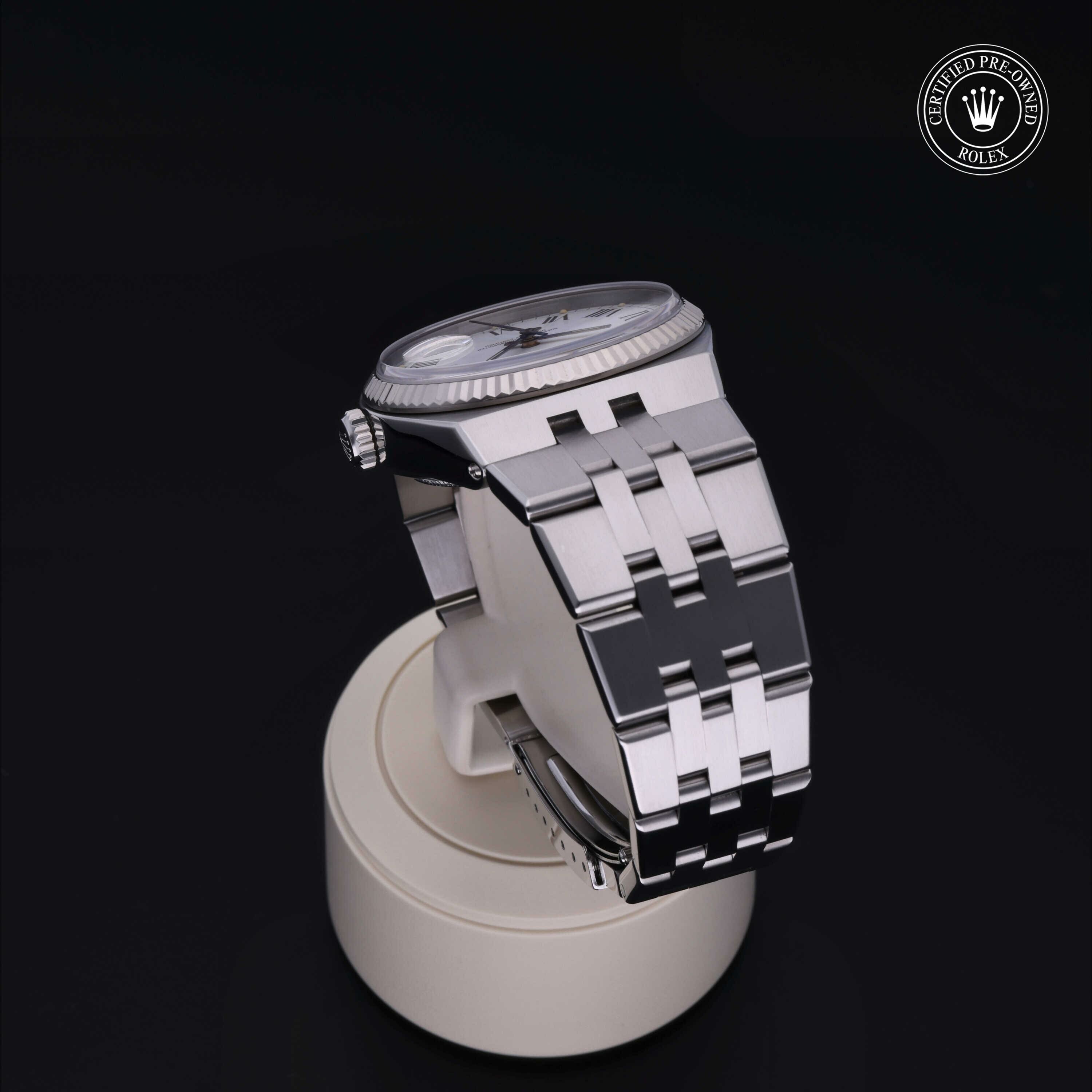 Rolex Oyster Perpetual Datejust 36 in Rolesor 18 Carat White M17014-0005 at Hall of Time - view 17