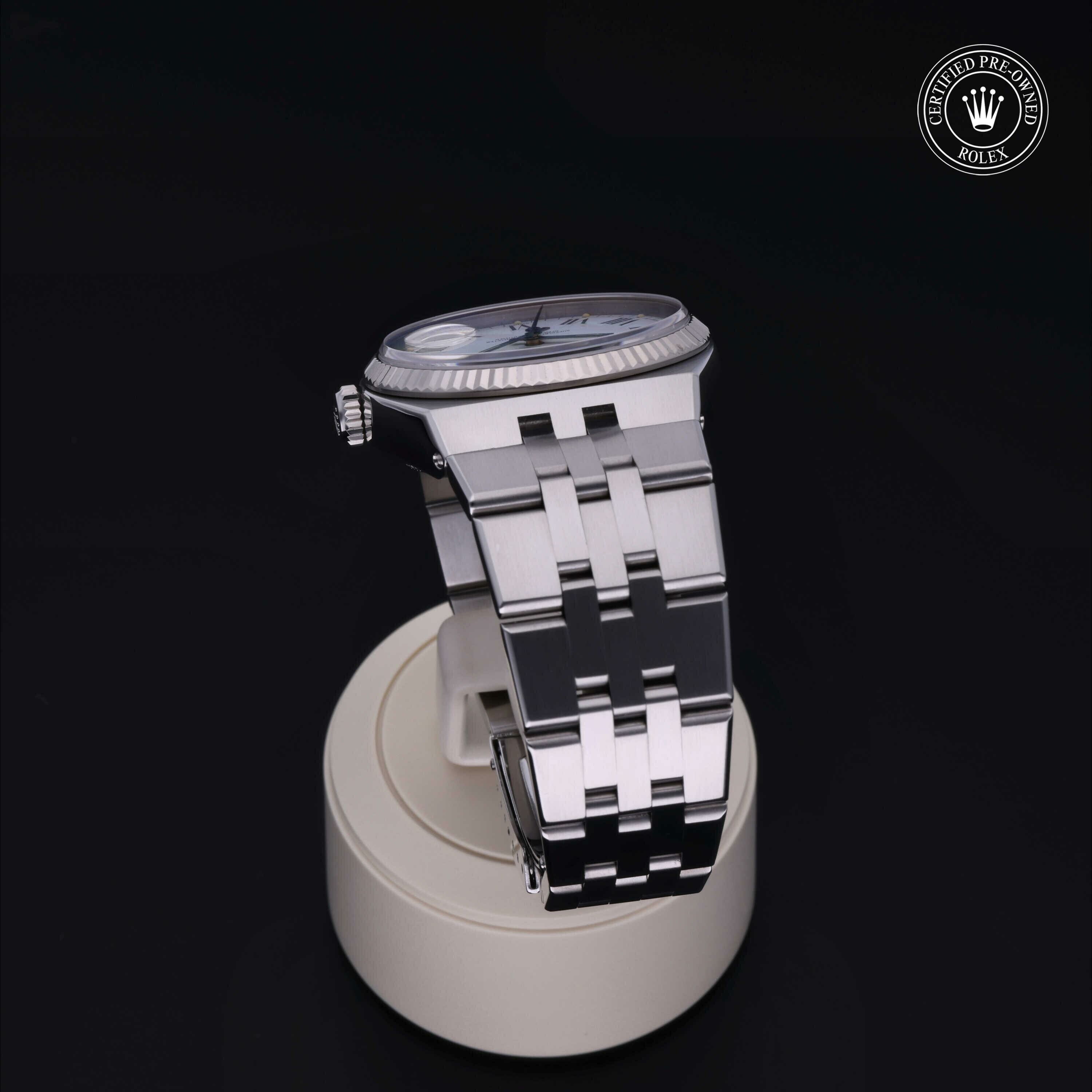 Rolex Oyster Perpetual Datejust 36 in Rolesor 18 Carat White M17014-0005 at Hall of Time - view 18