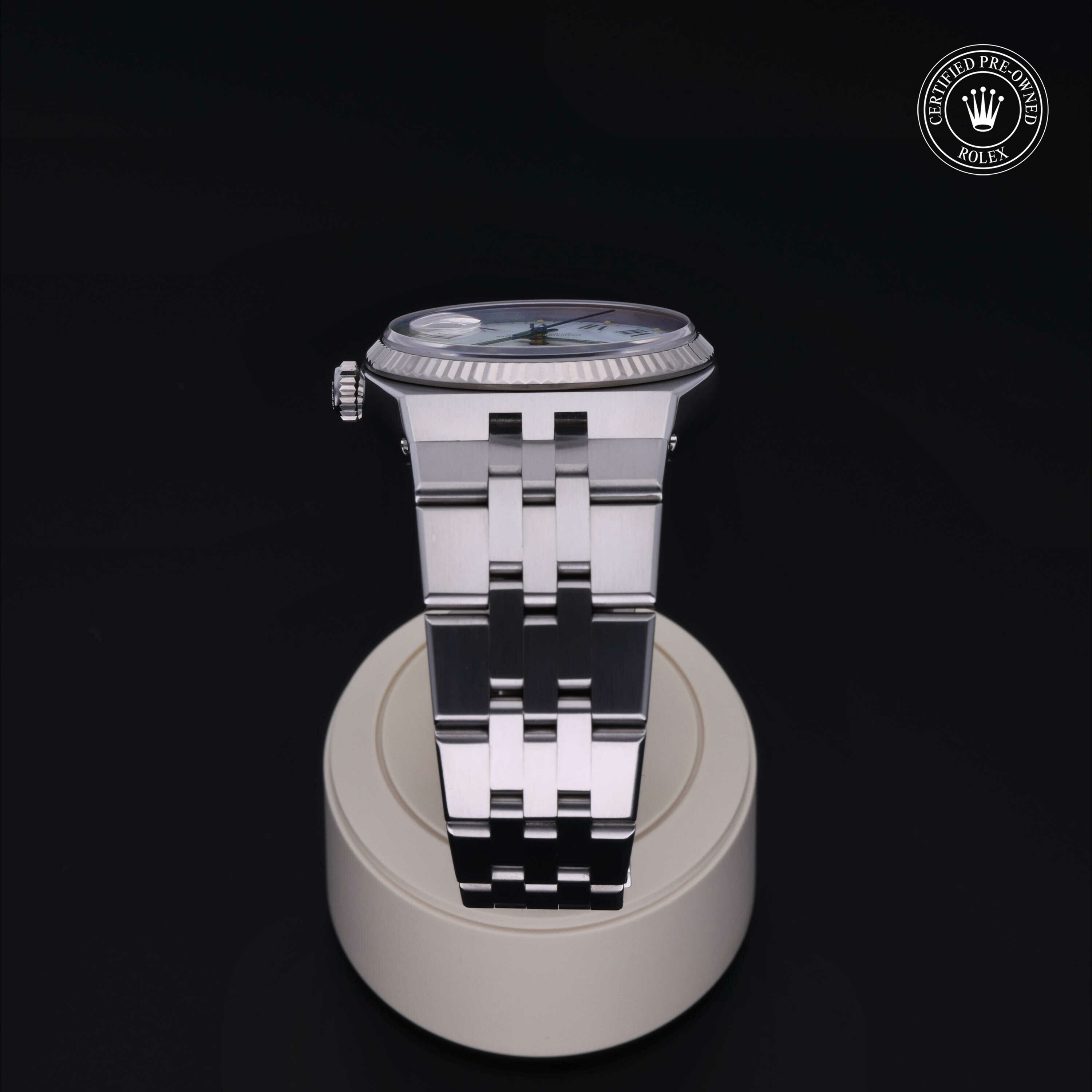 Rolex Oyster Perpetual Datejust 36 in Rolesor 18 Carat White M17014-0005 at Hall of Time - view 19
