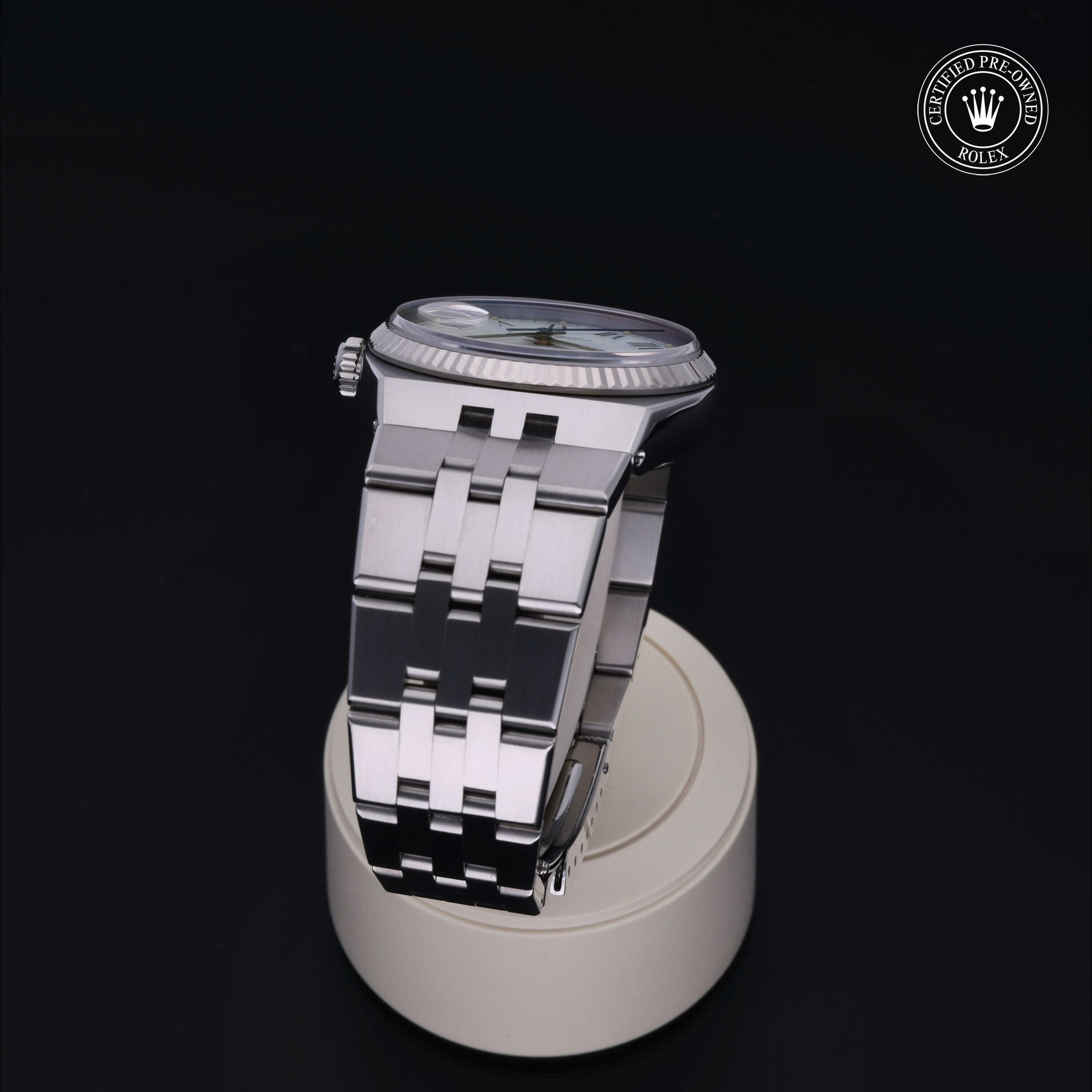 Rolex Oyster Perpetual Datejust 36 in Rolesor 18 Carat White M17014-0005 at Hall of Time - view 20
