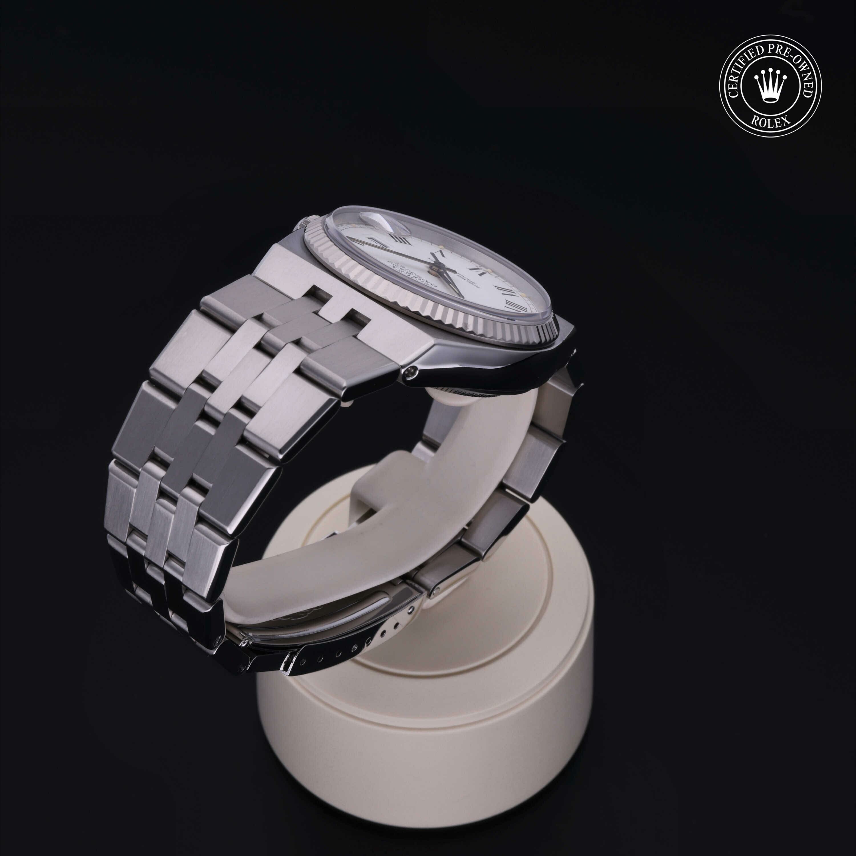 Rolex Oyster Perpetual Datejust 36 in Rolesor 18 Carat White M17014-0005 at Hall of Time - view 23