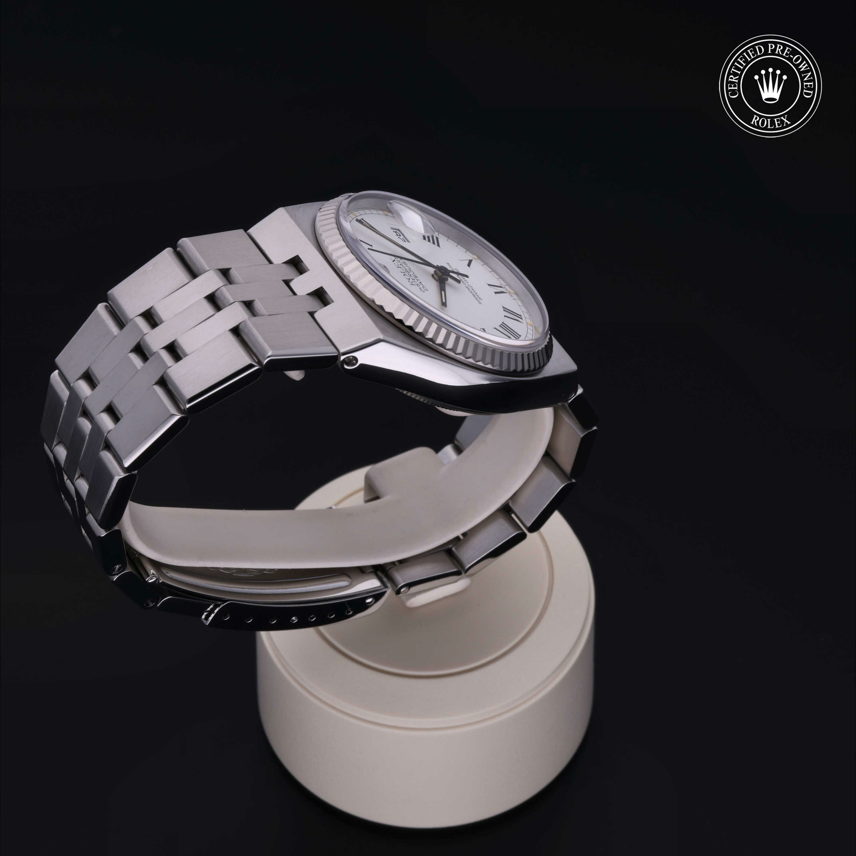 Rolex Oyster Perpetual Datejust 36 in Rolesor 18 Carat White M17014-0005 at Hall of Time - view 25