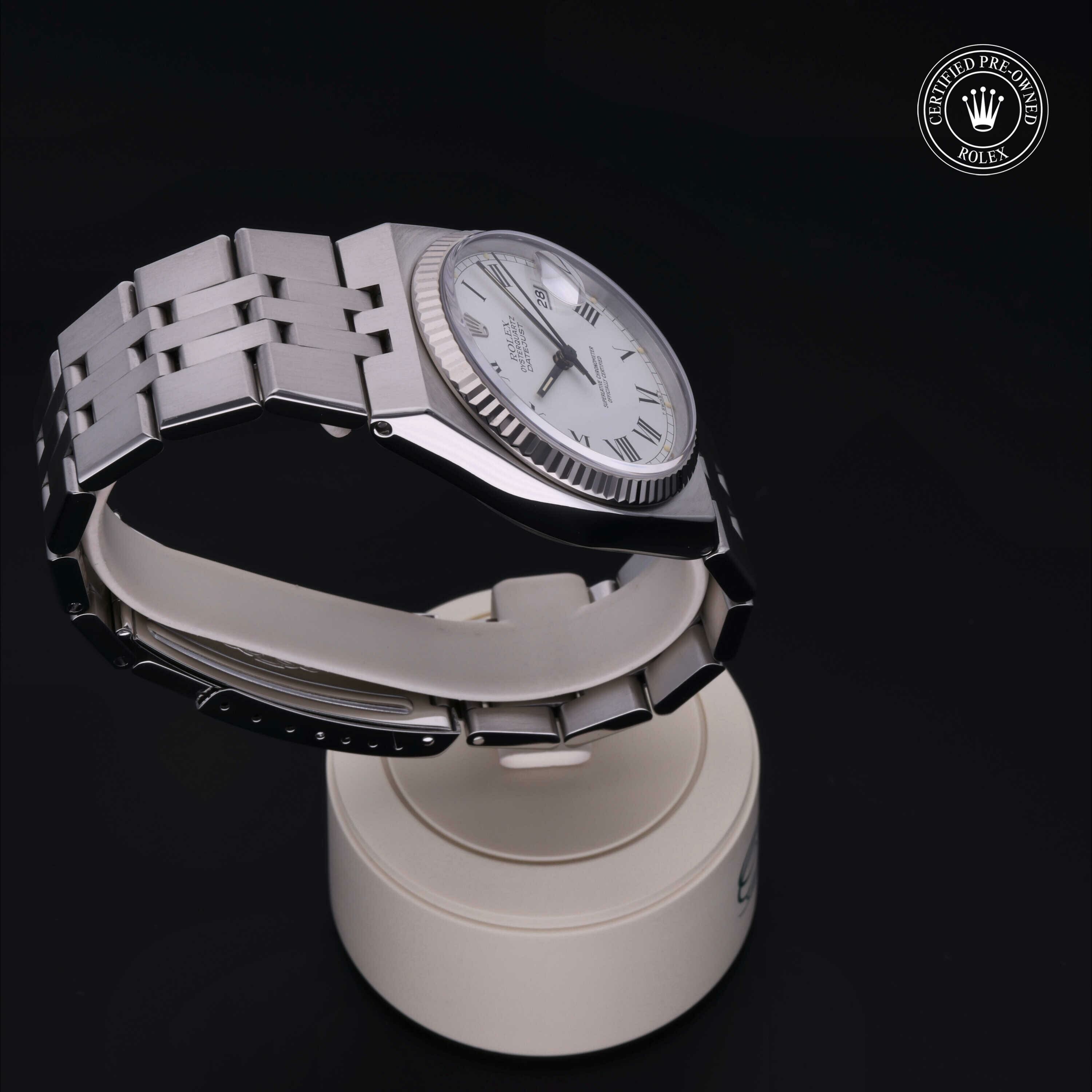 Rolex Oyster Perpetual Datejust 36 in Rolesor 18 Carat White M17014-0005 at Hall of Time - view 27