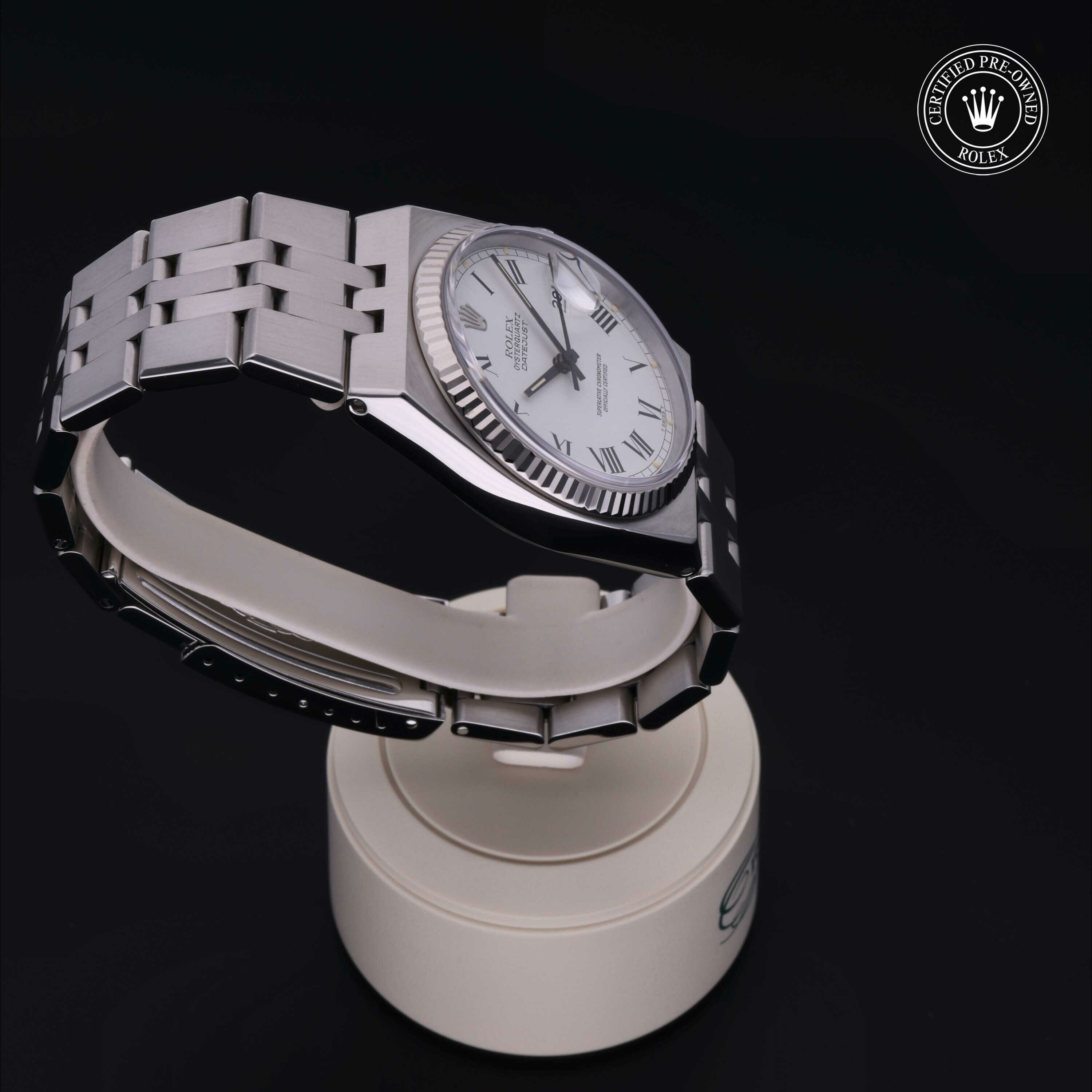 Rolex Oyster Perpetual Datejust 36 in Rolesor 18 Carat White M17014-0005 at Hall of Time - view 28