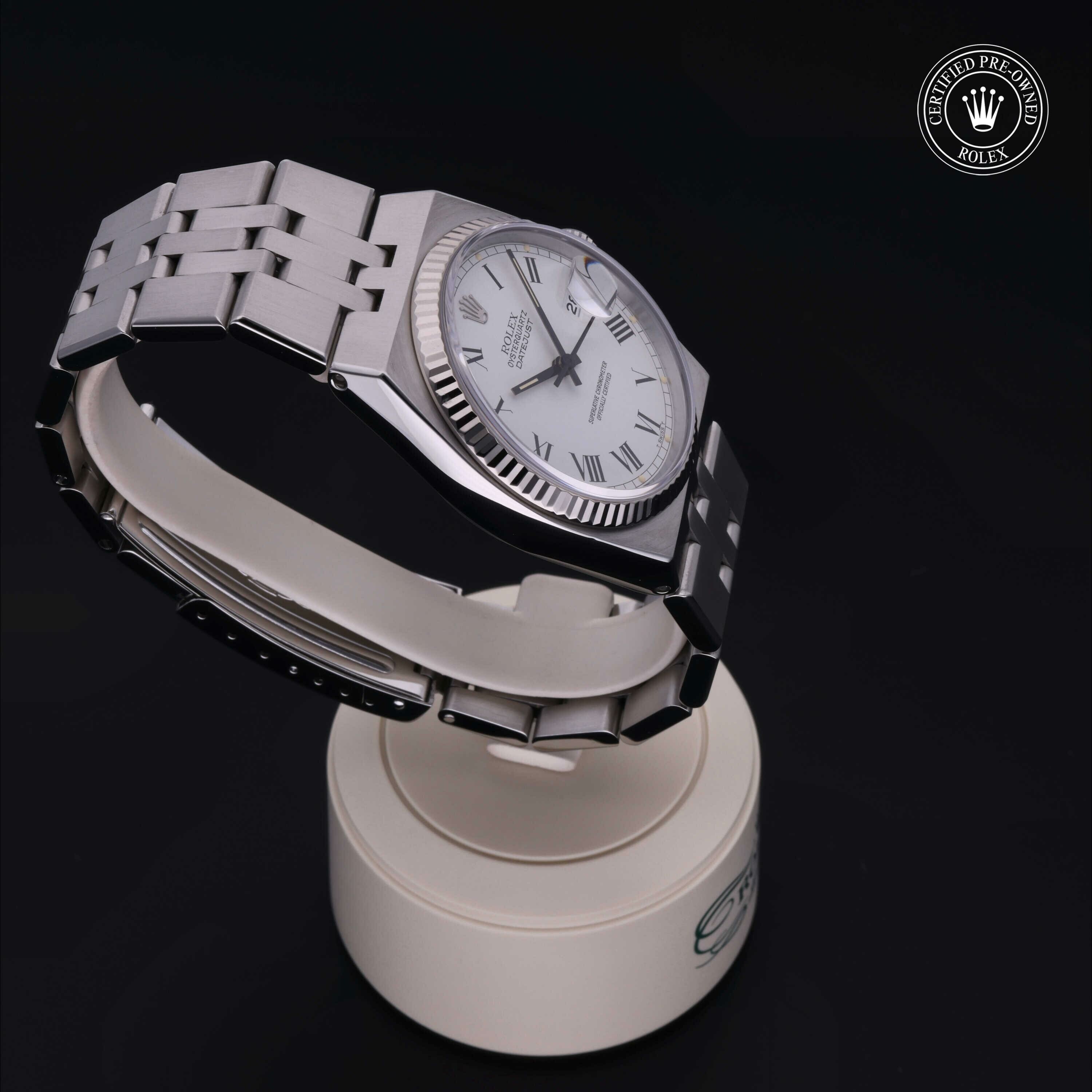 Rolex Oyster Perpetual Datejust 36 in Rolesor 18 Carat White M17014-0005 at Hall of Time - view 29