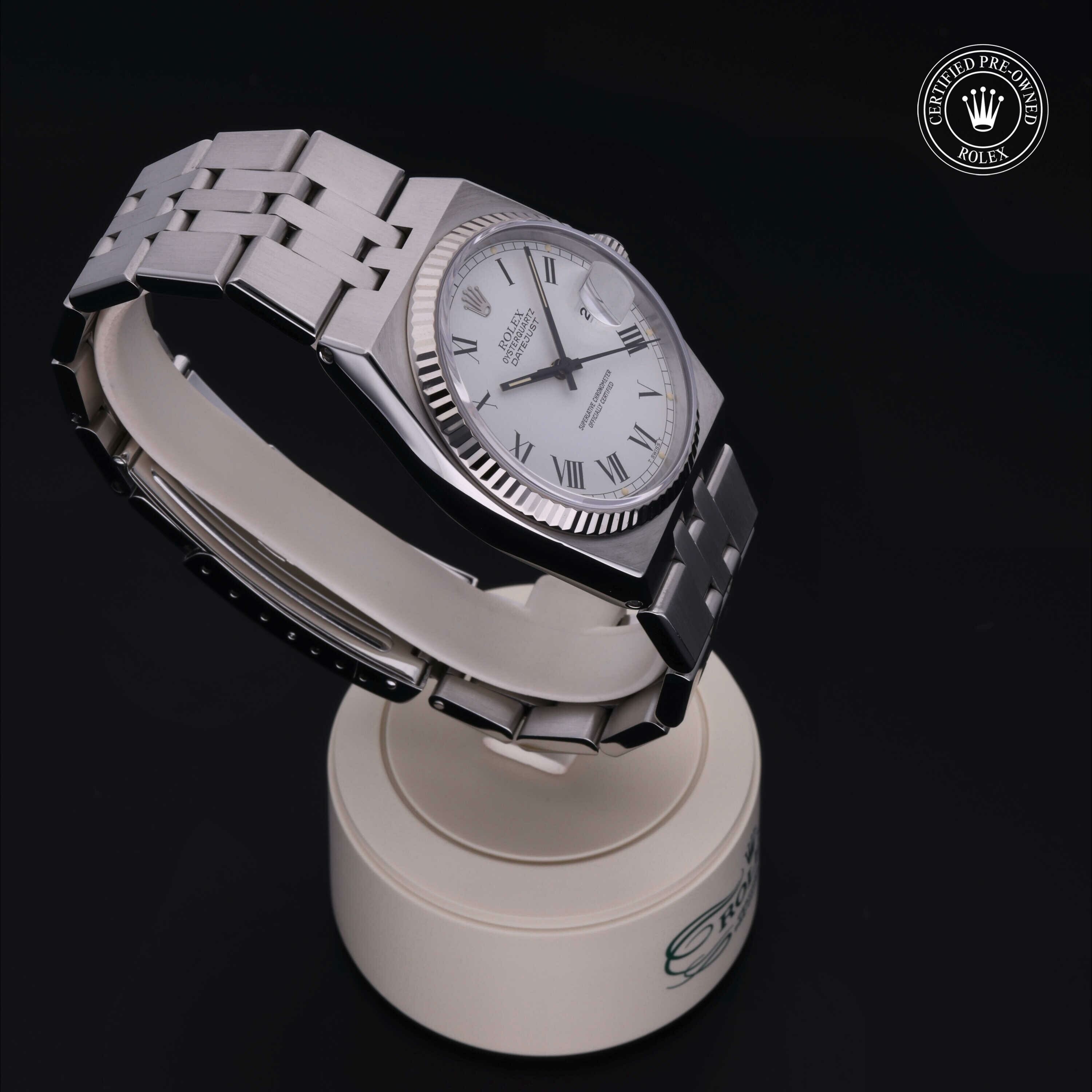 Rolex Oyster Perpetual Datejust 36 in Rolesor 18 Carat White M17014-0005 at Hall of Time - view 30