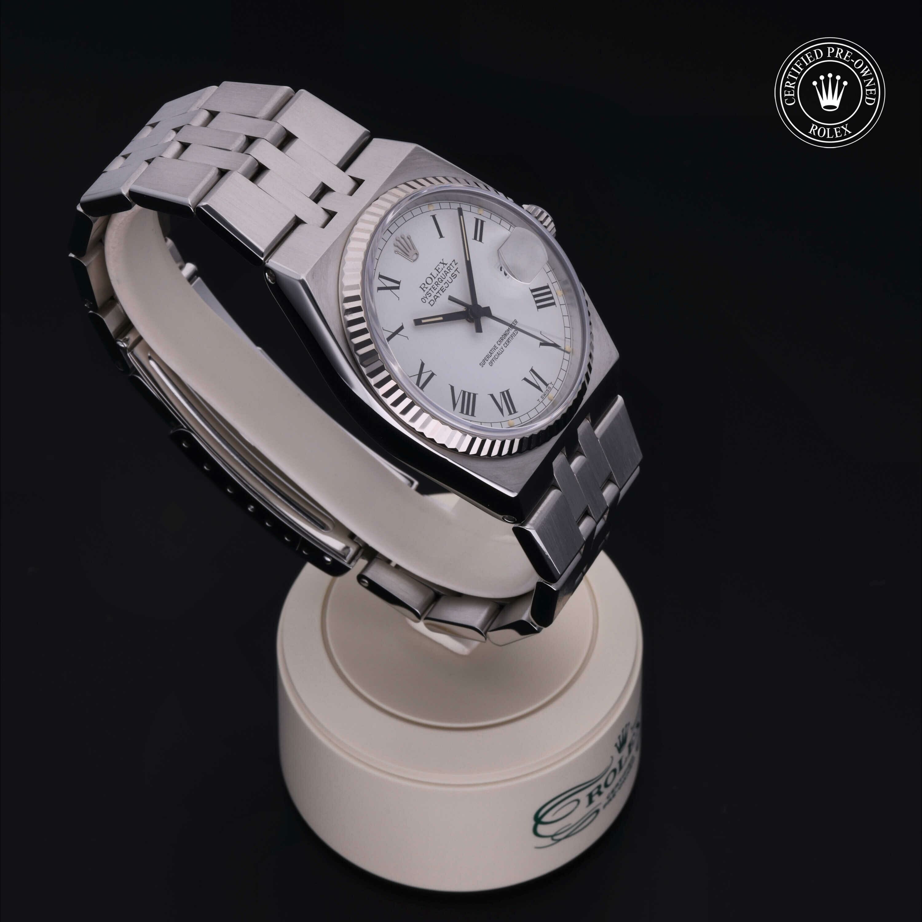 Rolex Oyster Perpetual Datejust 36 in Rolesor 18 Carat White M17014-0005 at Hall of Time - view 31