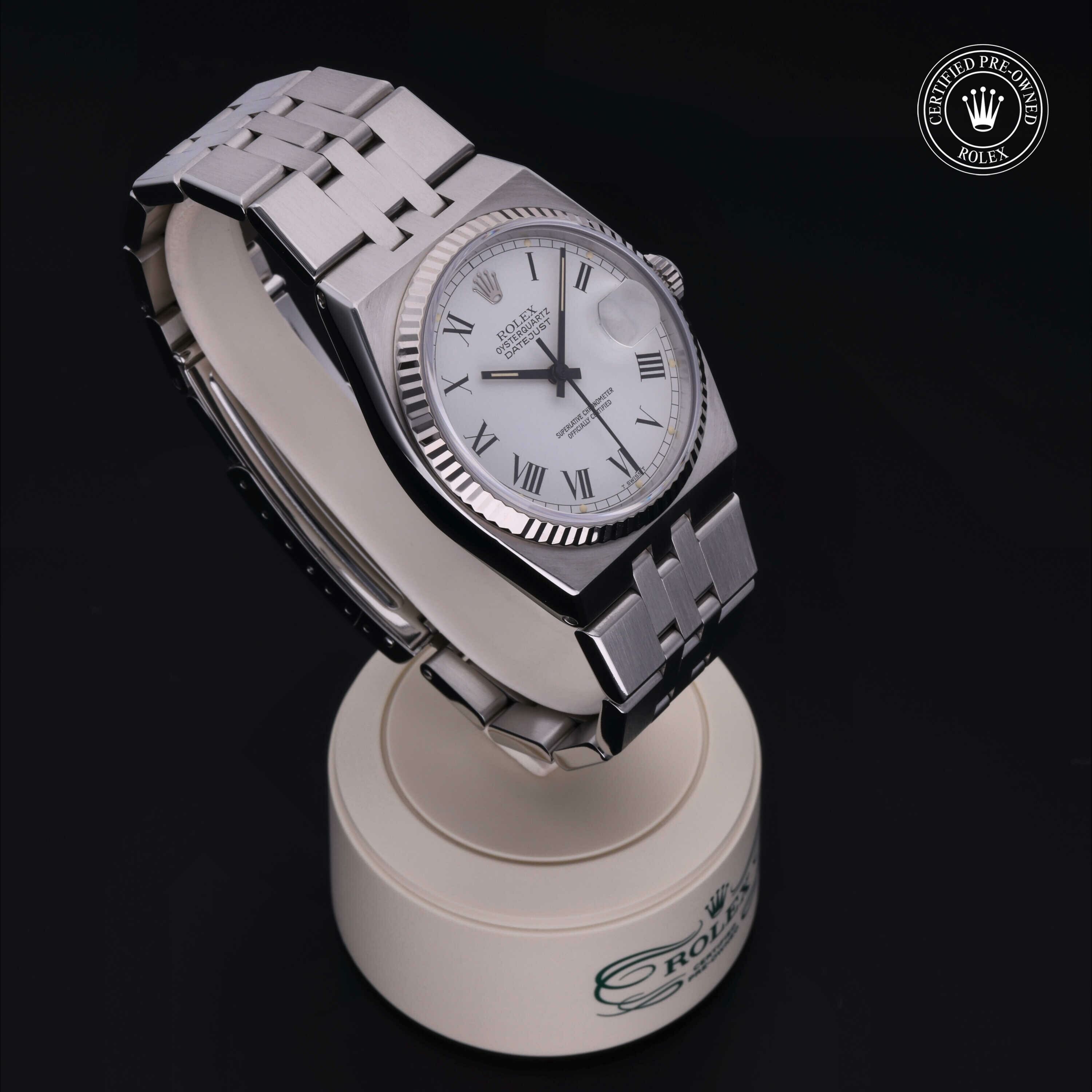 Rolex Oyster Perpetual Datejust 36 in Rolesor 18 Carat White M17014-0005 at Hall of Time - view 32
