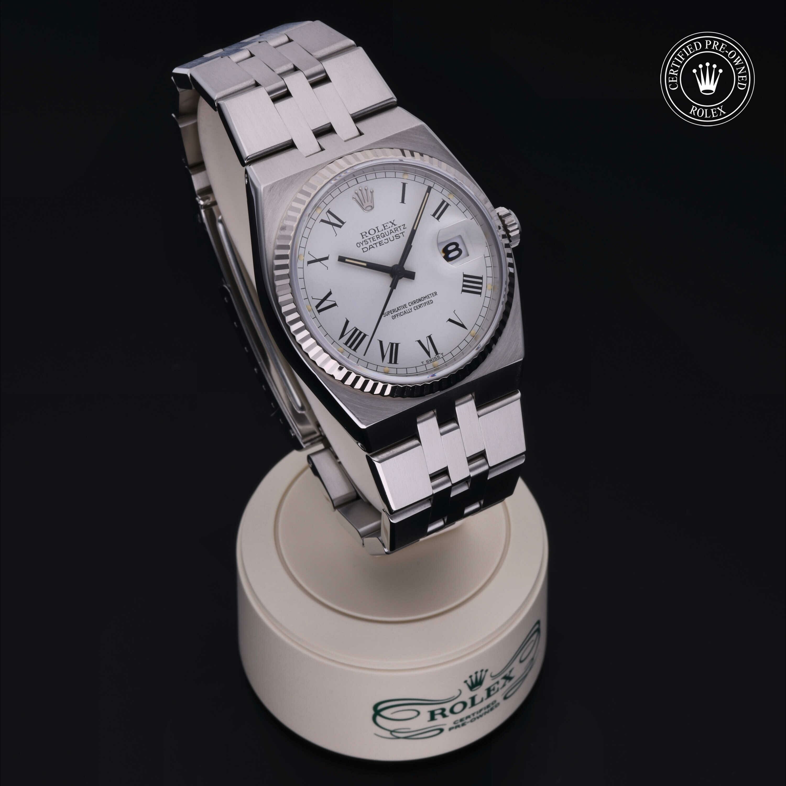 Rolex Oyster Perpetual Datejust 36 in Rolesor 18 Carat White M17014-0005 at Hall of Time - view 34