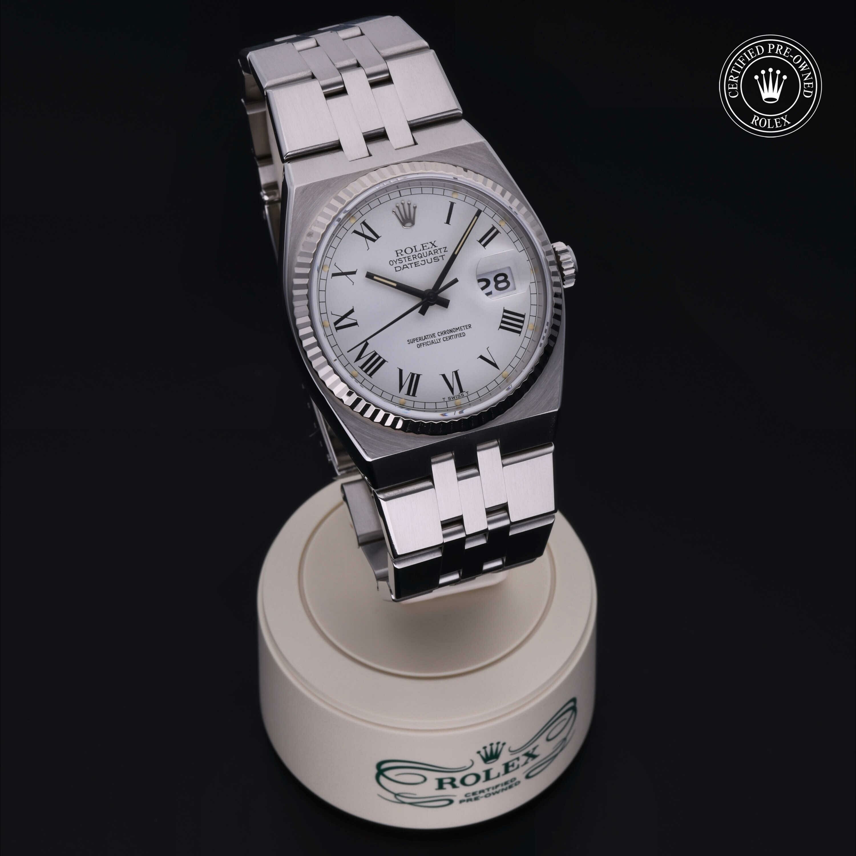 Rolex Oyster Perpetual Datejust 36 in Rolesor 18 Carat White M17014-0005 at Hall of Time - view 35
