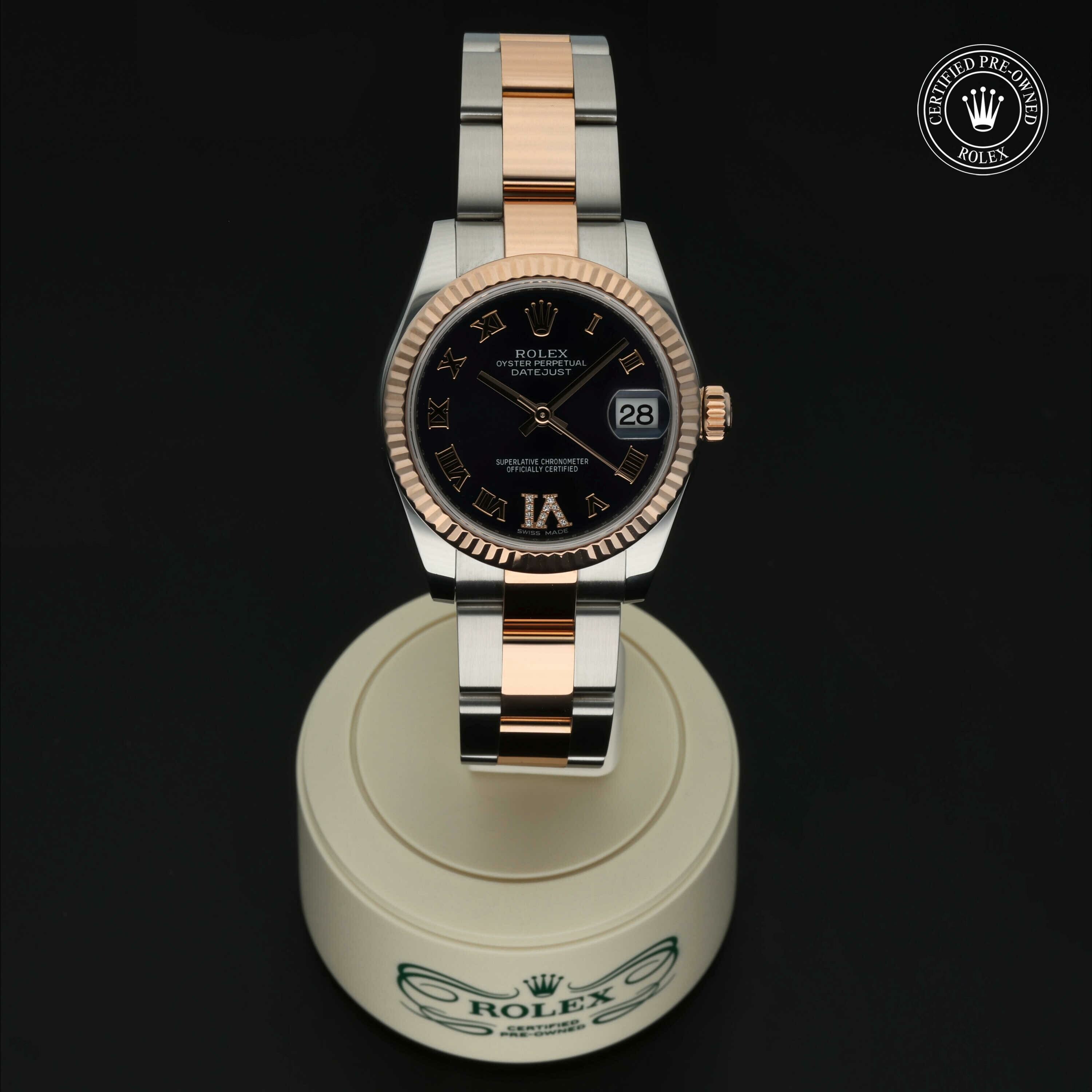 Rolex Datejust 31 in Rolesor 18 karaat Rood M178271-0076 at Hall of Time