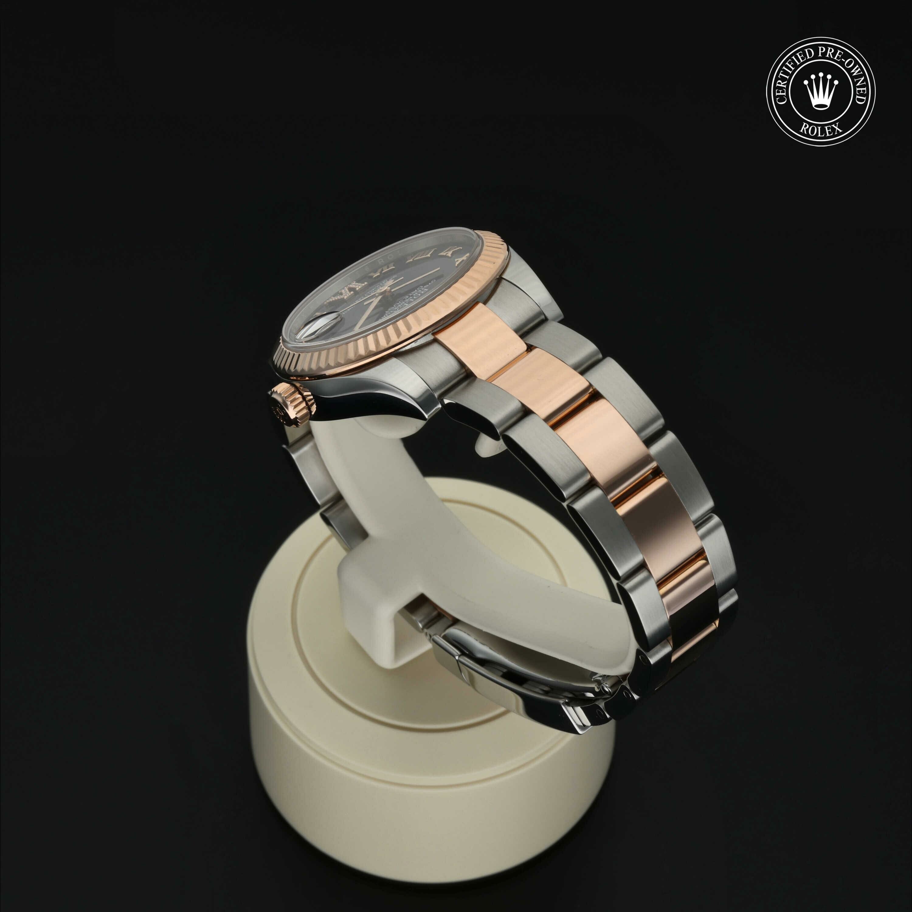 Rolex Datejust 31 in Rolesor 18 karaat Rood M178271-0076 at Hall of Time - vue 15