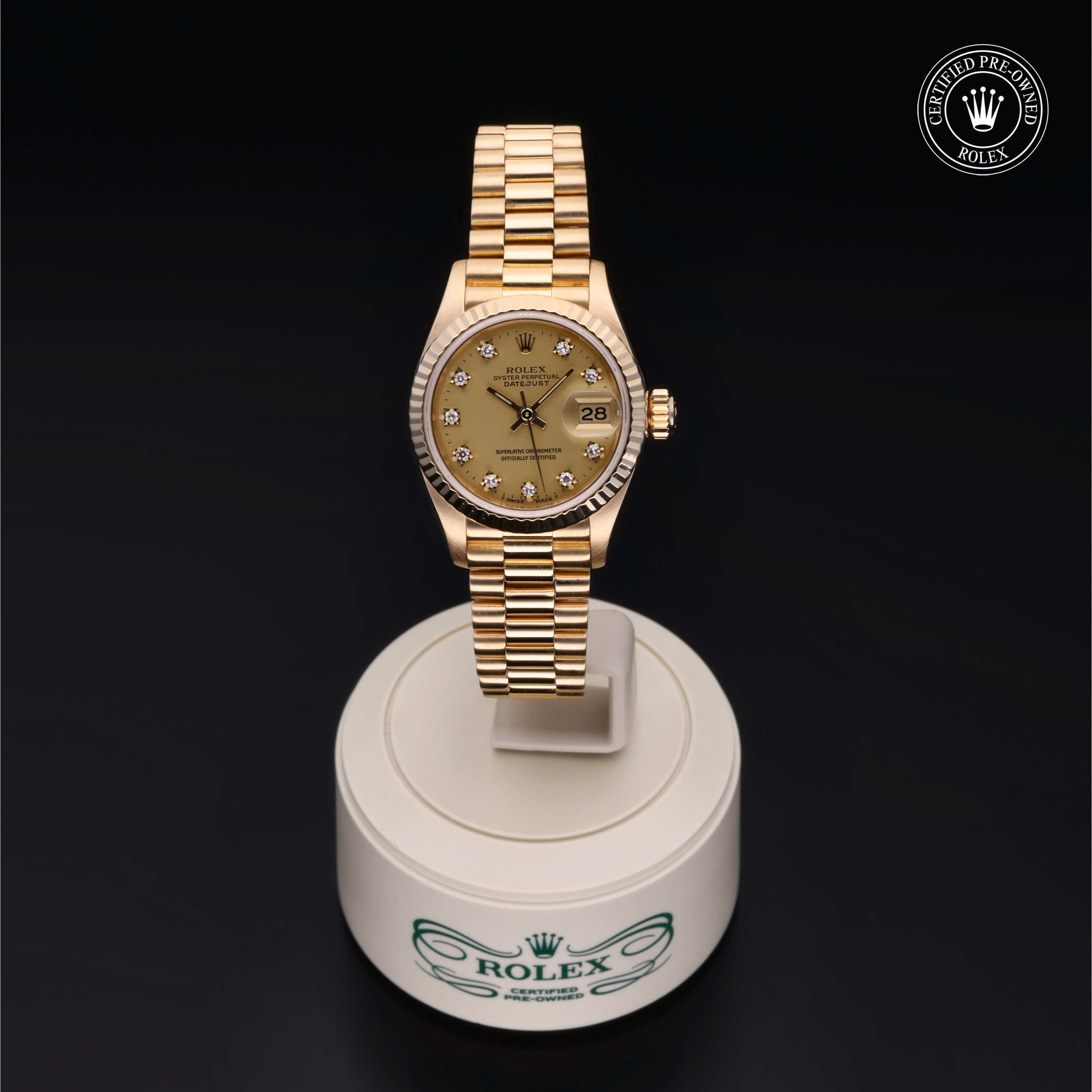 Rolex Oyster Perpetual Lady-Datejust 26 in Goud 18 karaat Geel  at Hall of Time