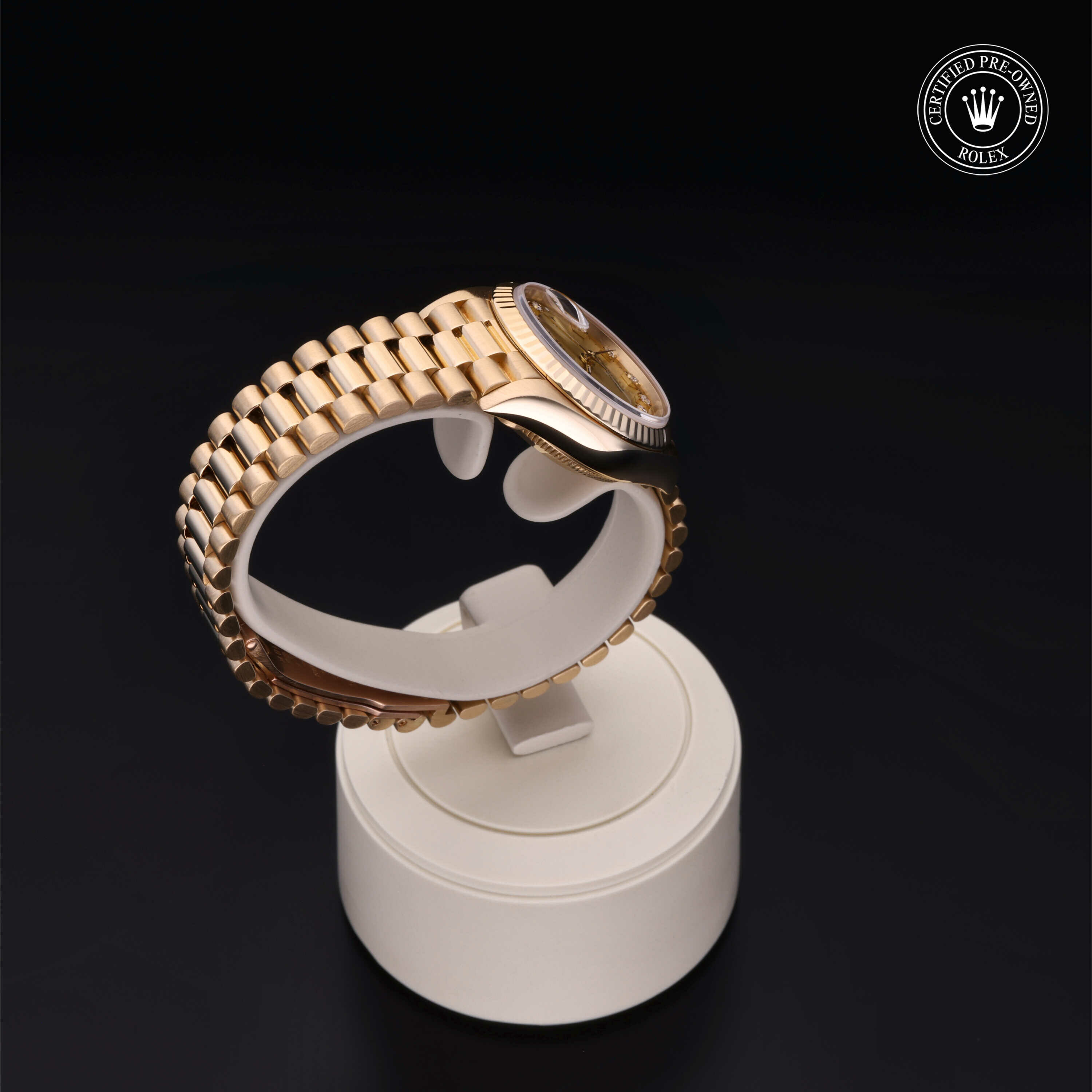 Rolex Oyster Perpetual Lady-Datejust 26 in Goud 18 karaat Geel  at Hall of Time - vue 25