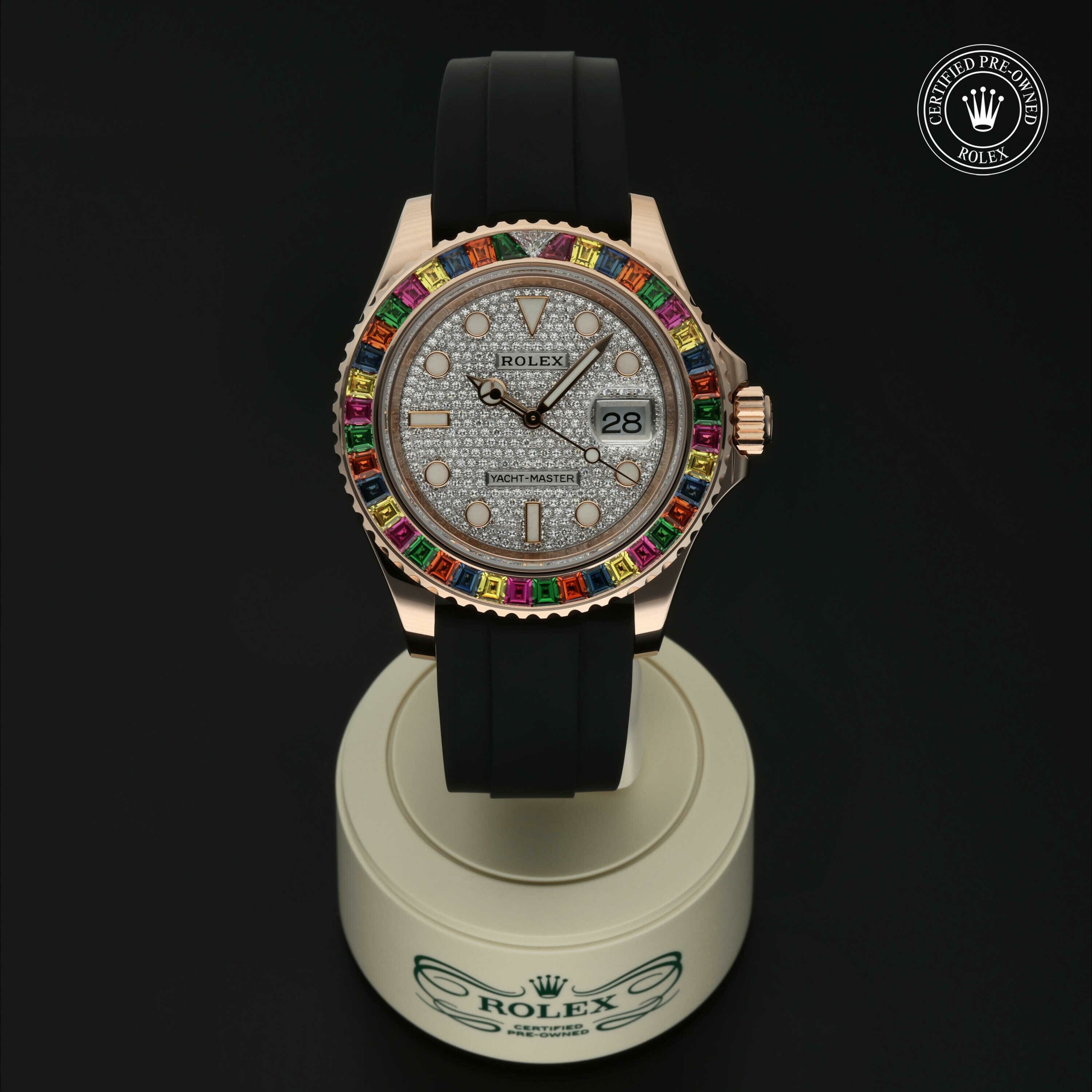 Rolex Oyster Perpetual Yacht-Master 40 in Goud 18 karaat Rood M116695SATS-0001 at Hall of Time