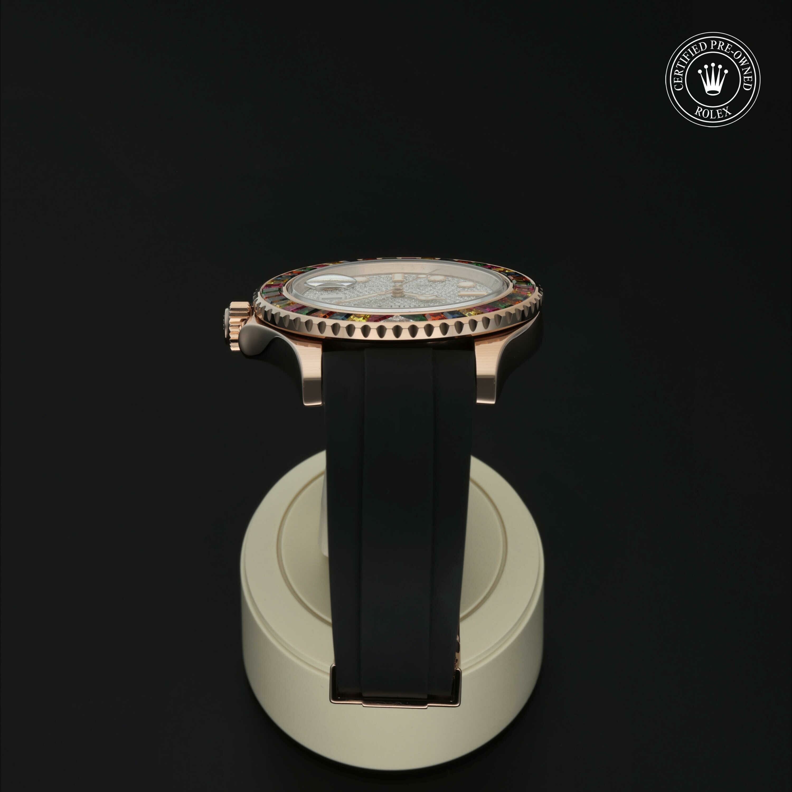Rolex Oyster Perpetual Yacht-Master 40 in Goud 18 karaat Rood M116695SATS-0001 at Hall of Time - vue 19